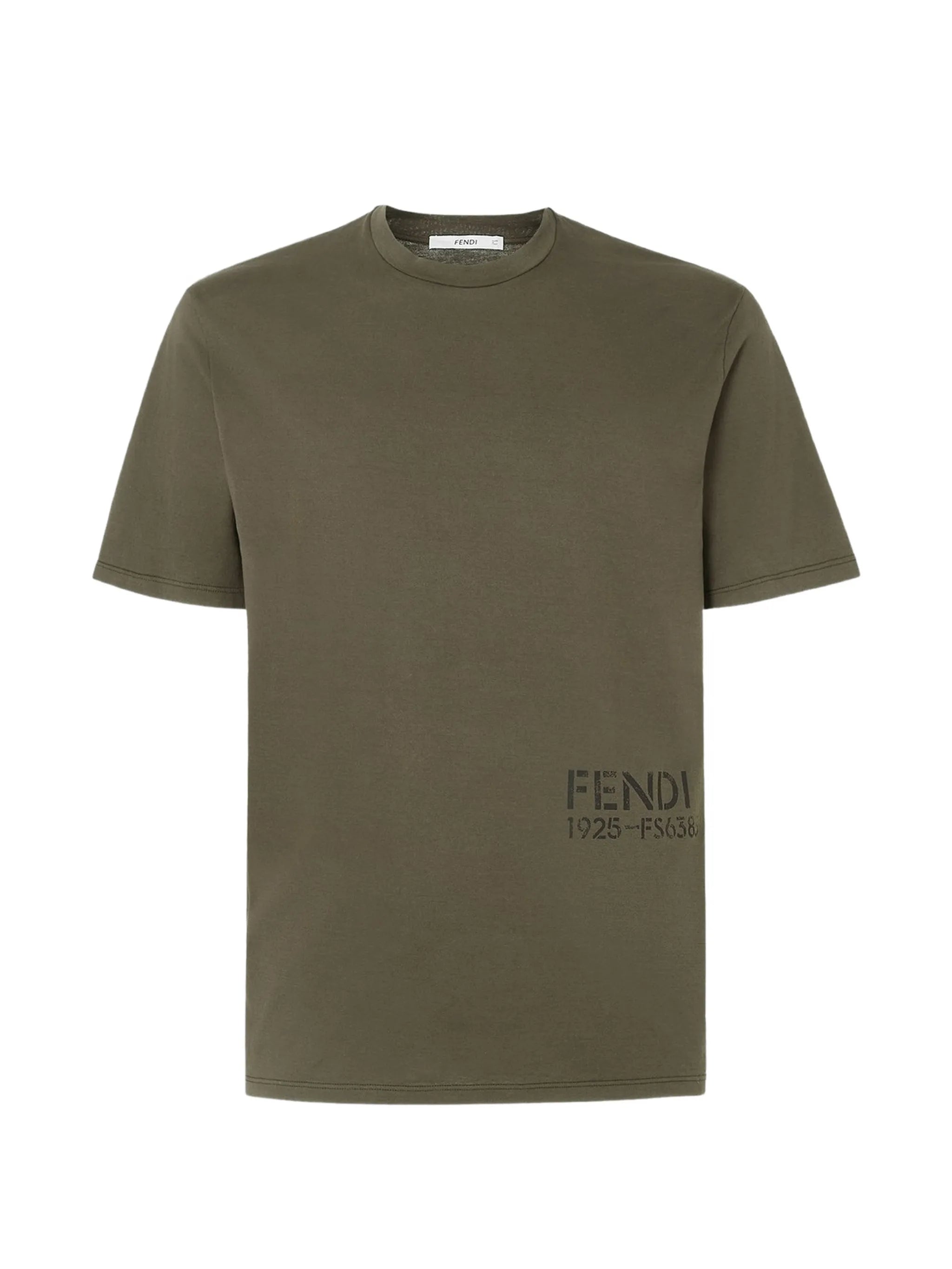 Fendi Fendi Logo-print Cotton T-shirt