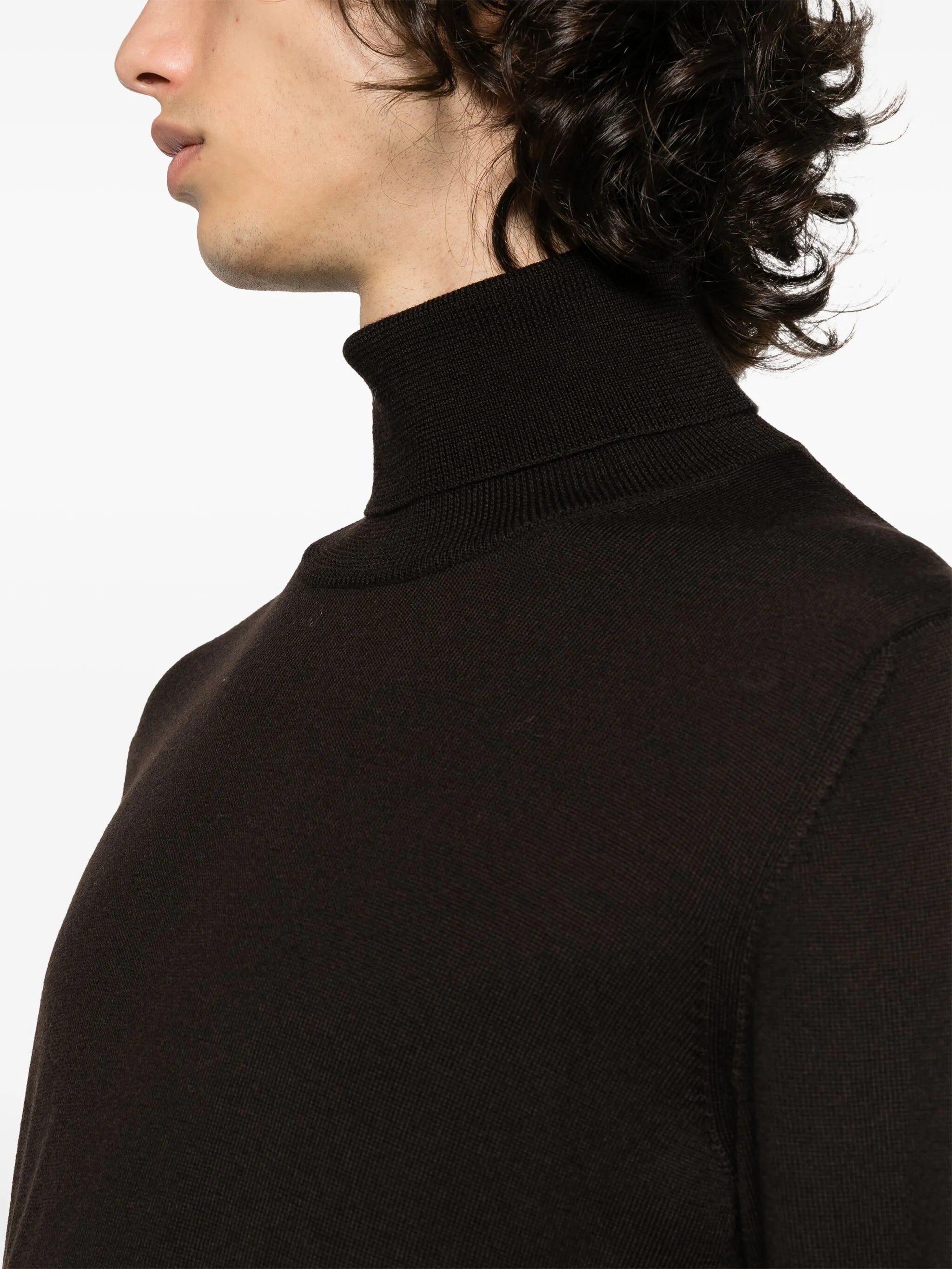 Fileria Fileria Roll-neck Virgin Wool Jumper, view 2