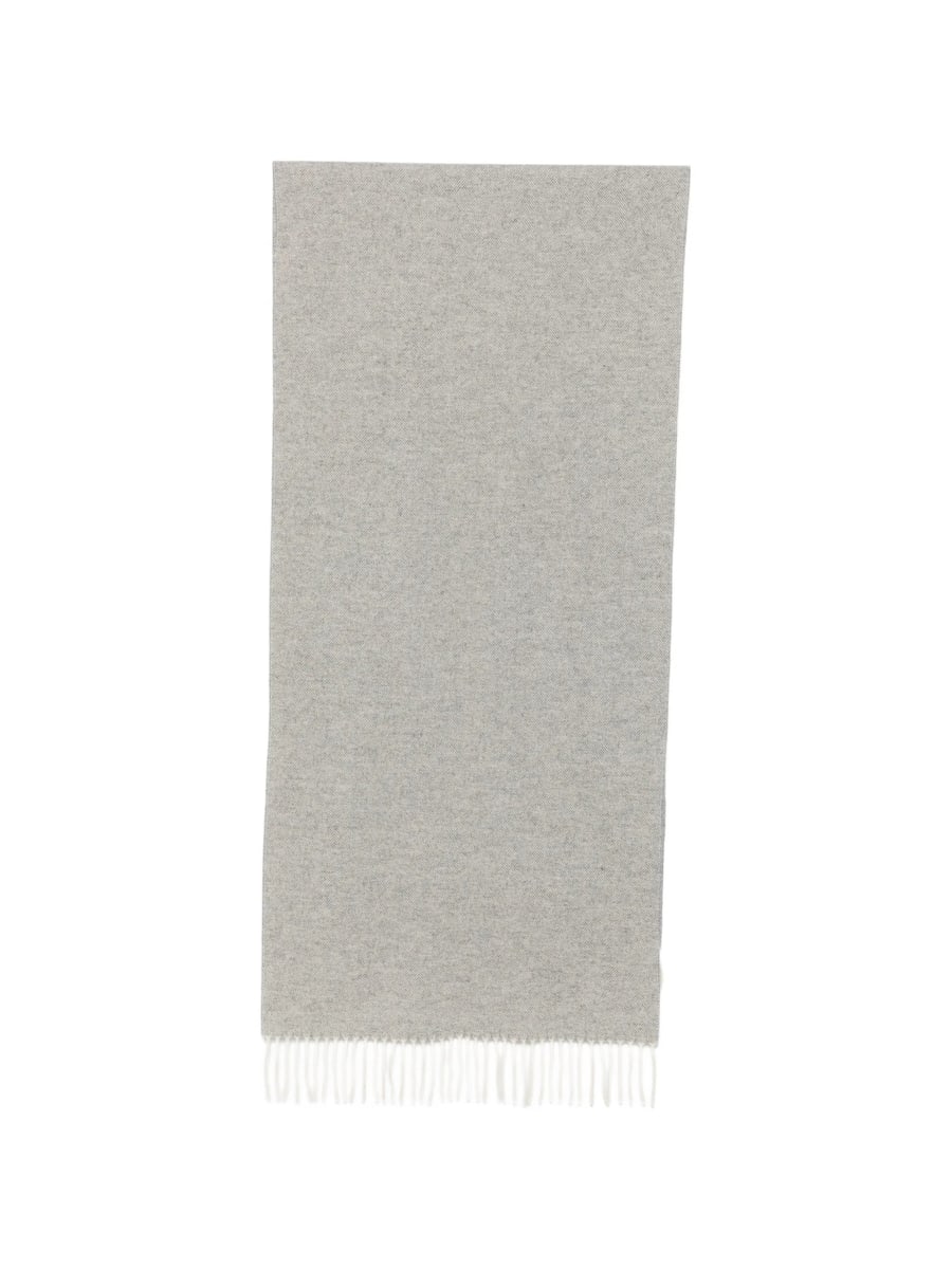 Fileria Fileria Herringbone-patterned Fringed Scarf