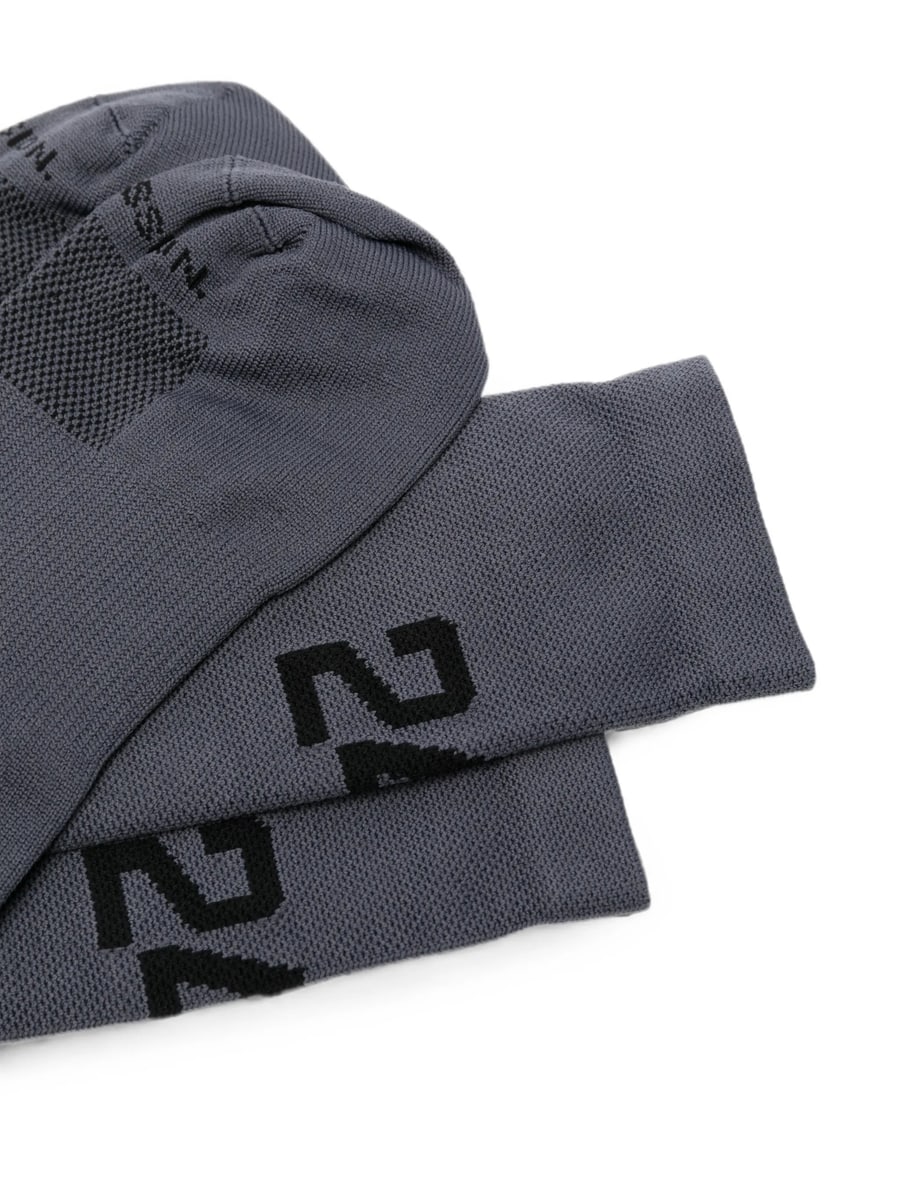 Represent Represent Logo-intarsia Mesh-panel Socks, view 2
