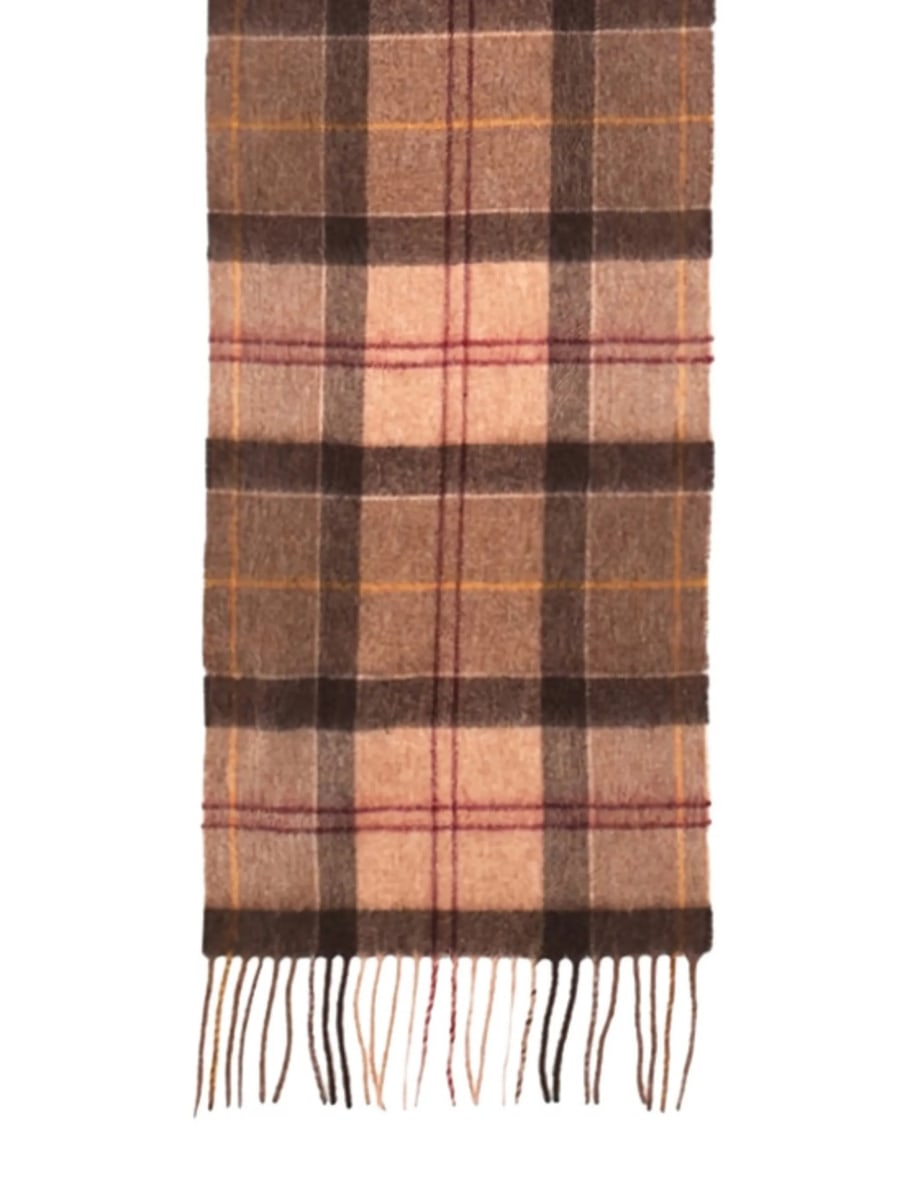 Barbour Barbour Fringed Plaid Scarf, view 2