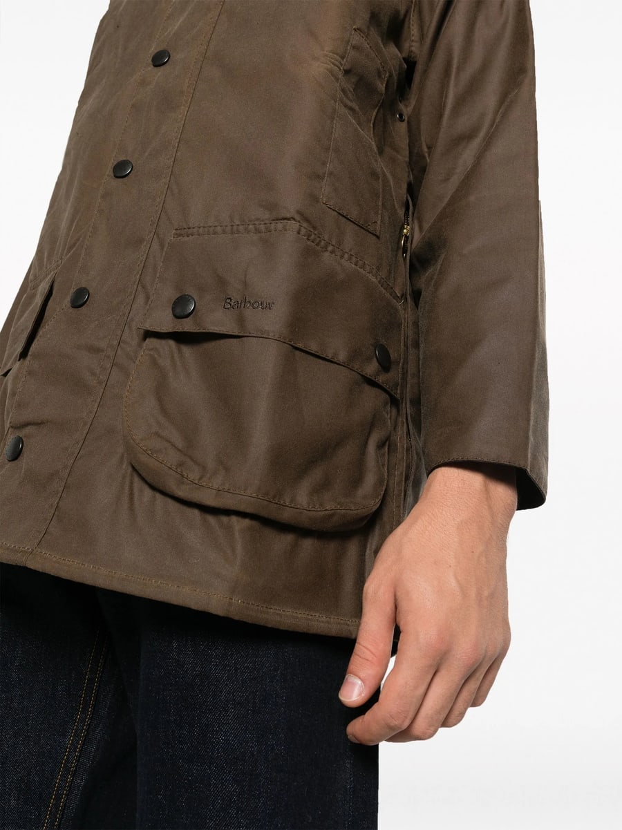 Barbour Barbour Cotton Wax-coated Jacket, view 3