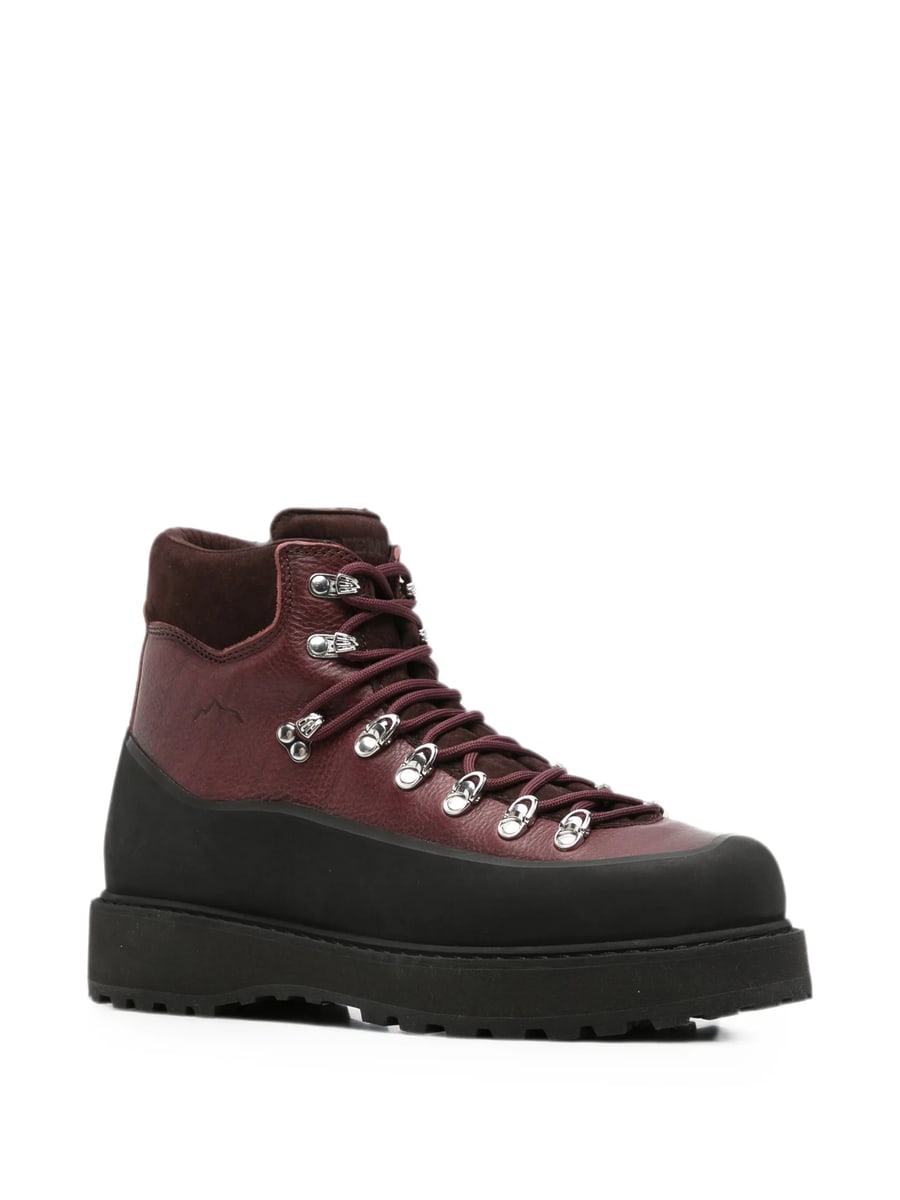 Diemme Diemme Lace-up Panelled Boots, view 3