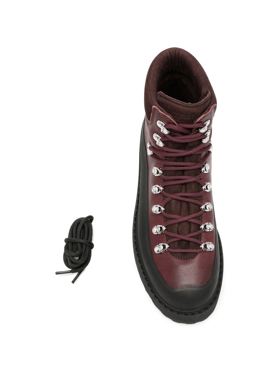 Diemme Diemme Lace-up Panelled Boots, view 4