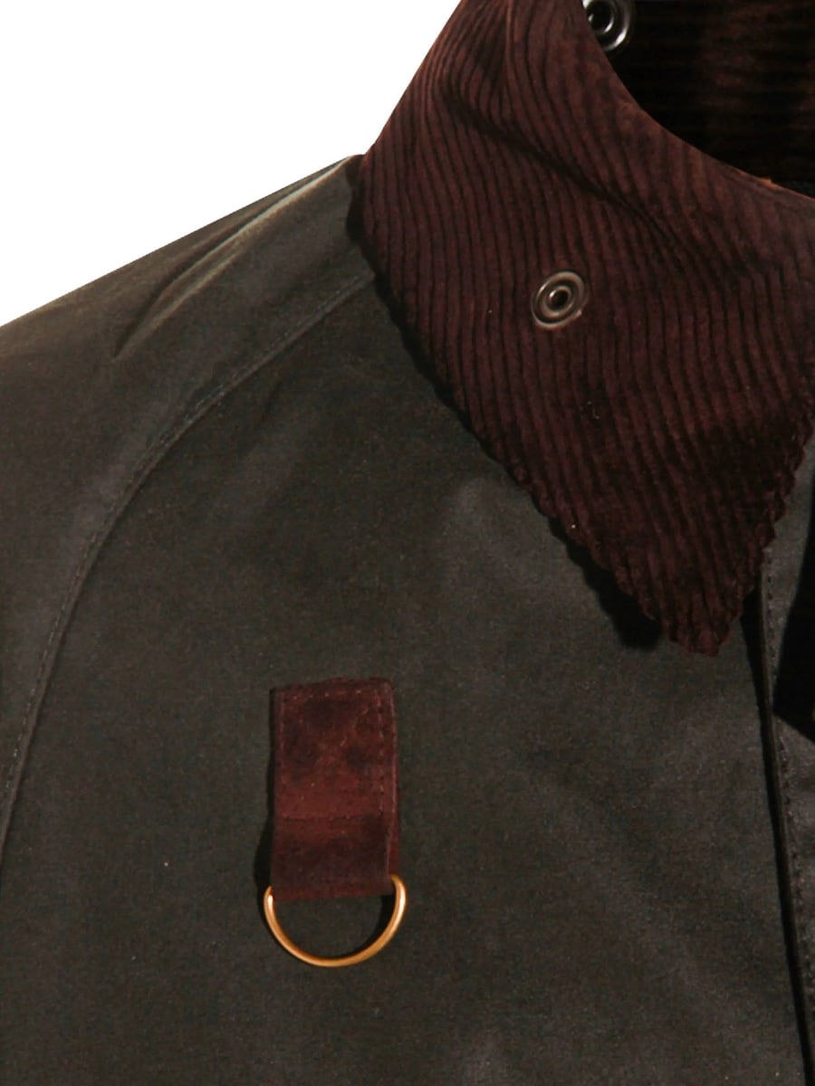 Barbour Barbour Corduroy-collar Button Jacket, view 3