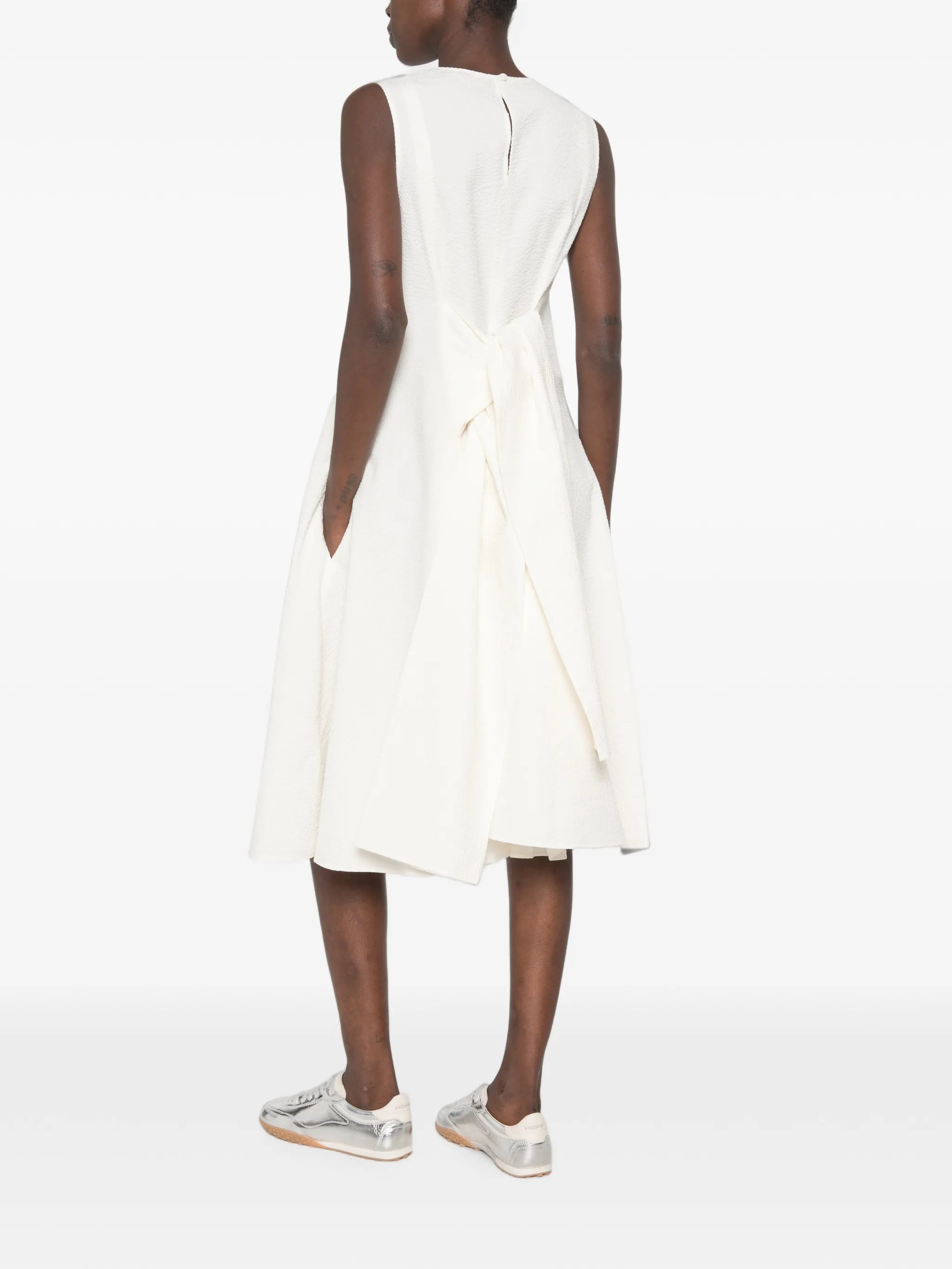 JW Anderson Jw Anderson Bow-detail Sleeveless Midi Dress, view 2
