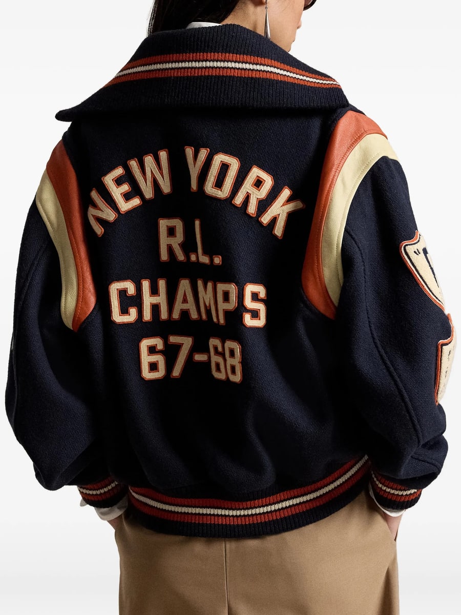 Ralph Lauren Ralph Lauren Patch-detail Panelled Bomber Jacket, view 2