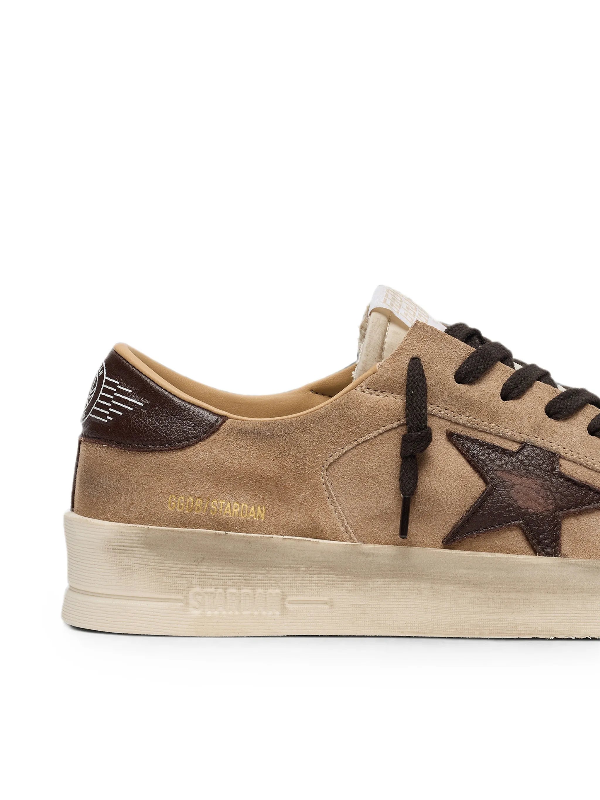Golden Goose Golden Goose Stardan Suede Toe Nylon Tongue Suede Upper Leather Star And Heels, view 2