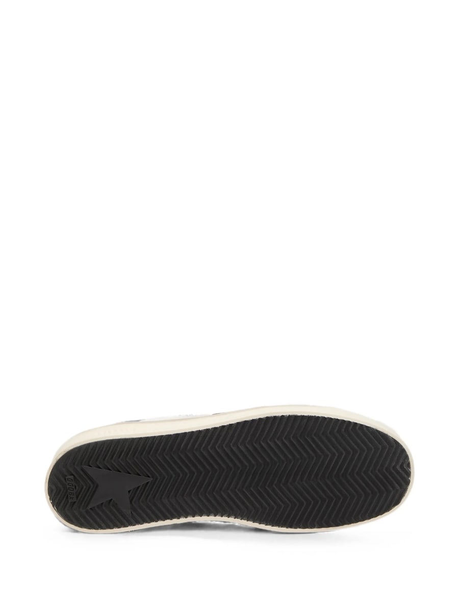 Golden Goose Golden Goose Stardan In Beige Suede With Blue Star, view 3