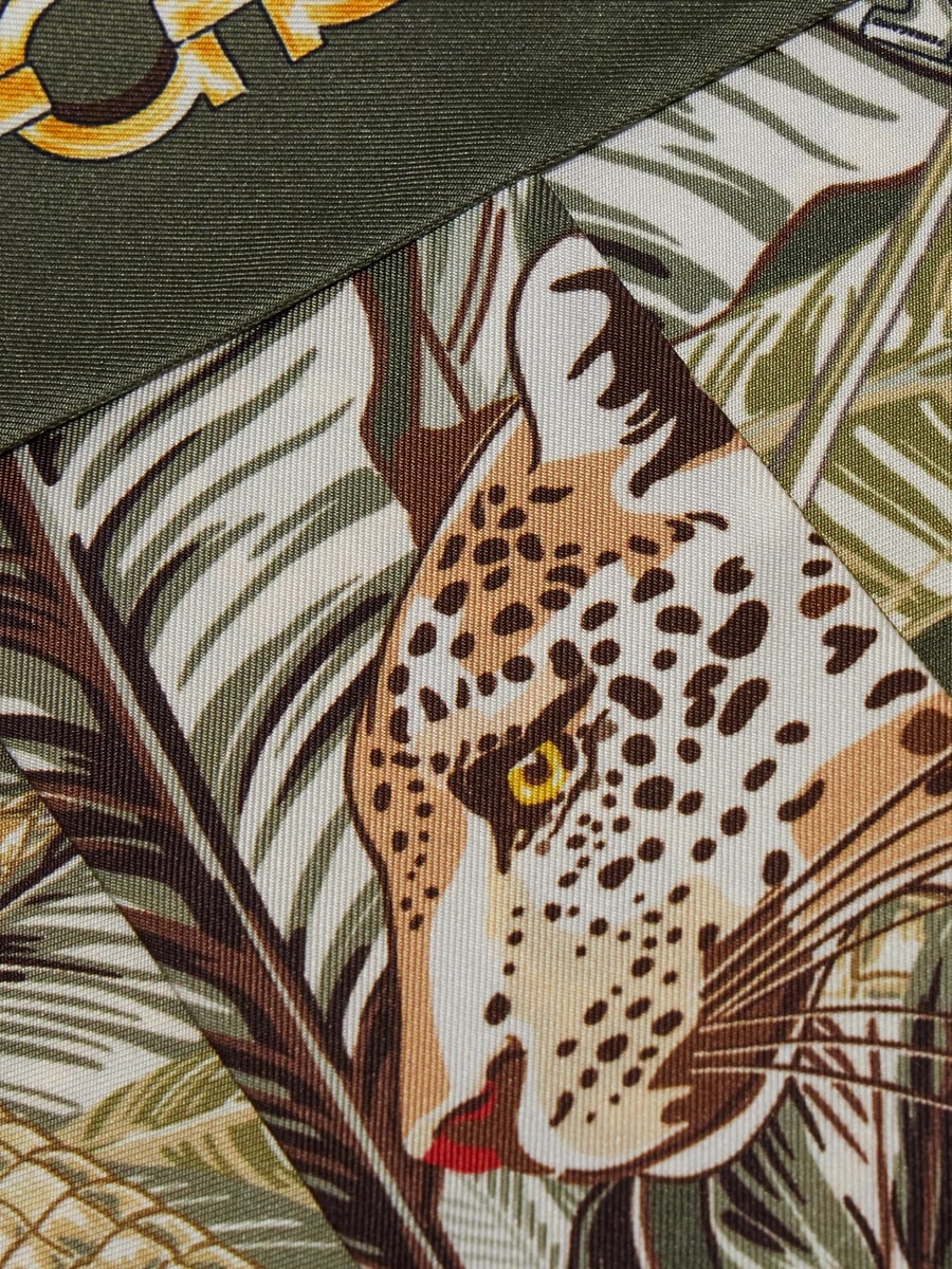 Ferragamo Ferragamo Feline Print Mini Bandeau, view 3
