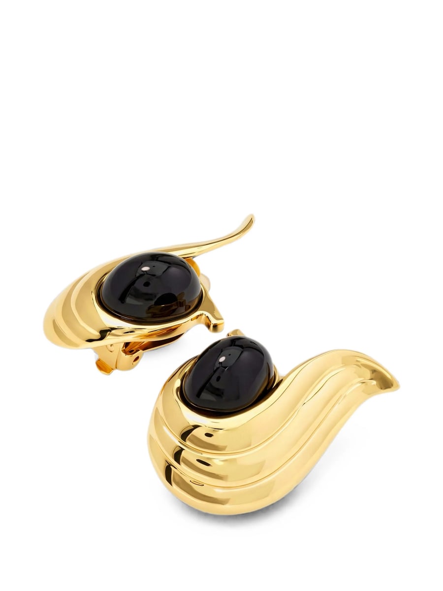 Ferragamo Ferragamo Earrings With Gems, view 2