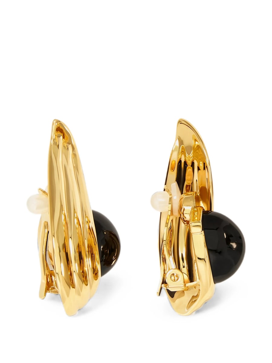 Ferragamo Ferragamo Earrings With Gems, view 5