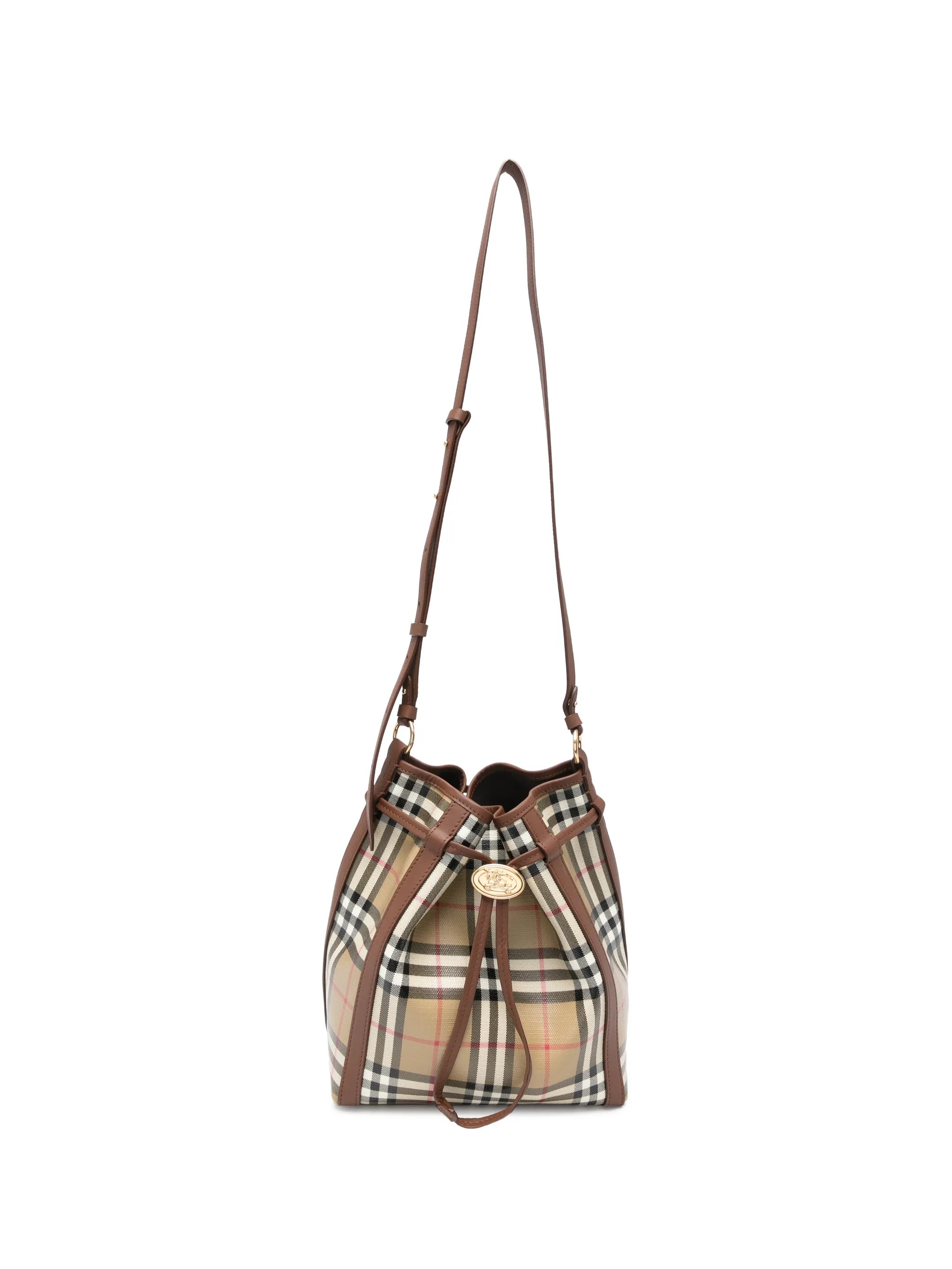 Burberry Burberry Small Check Bucket Bag