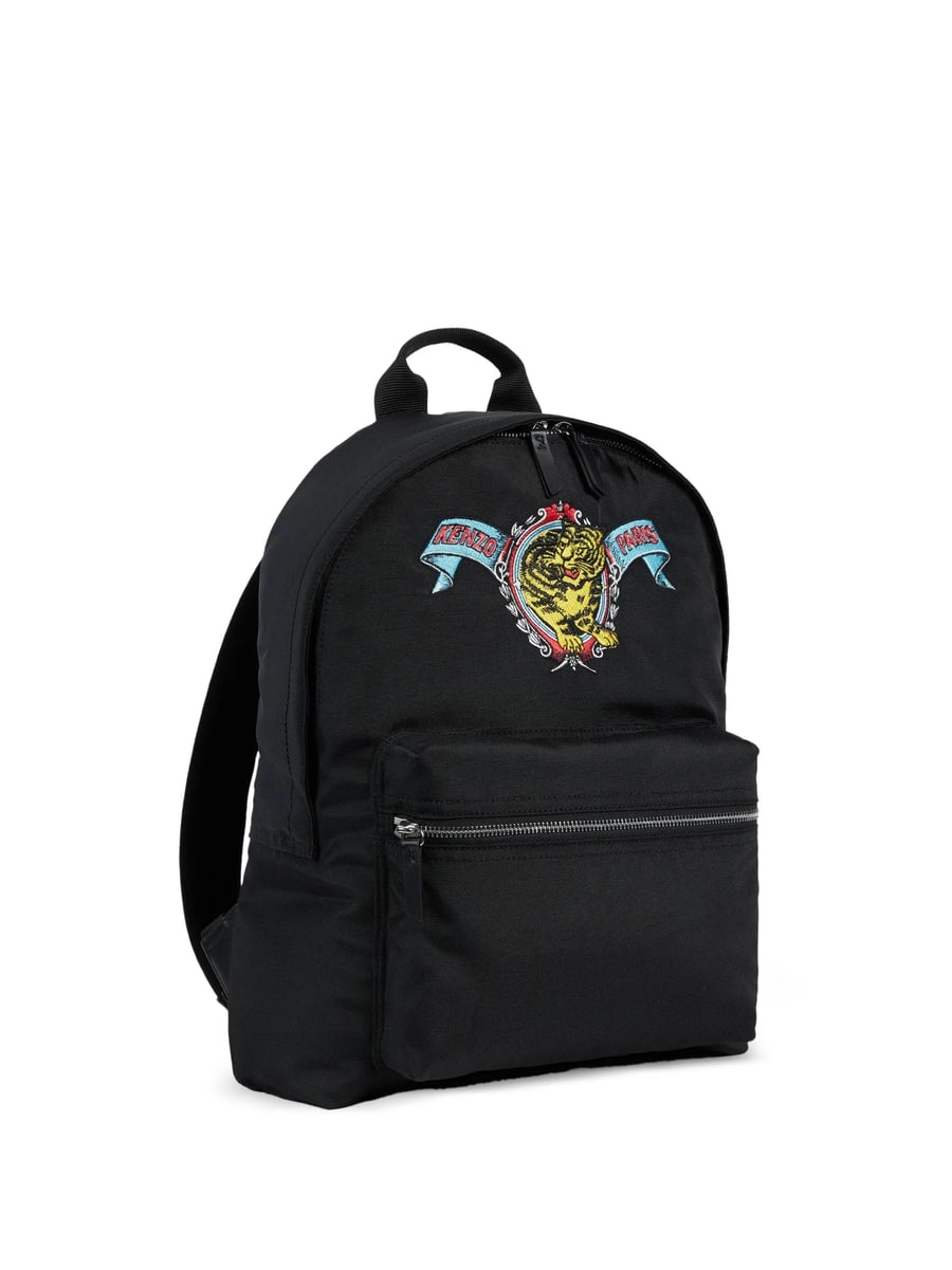 Kenzo Kenzo Jumping Tiger Embroidered Backpack