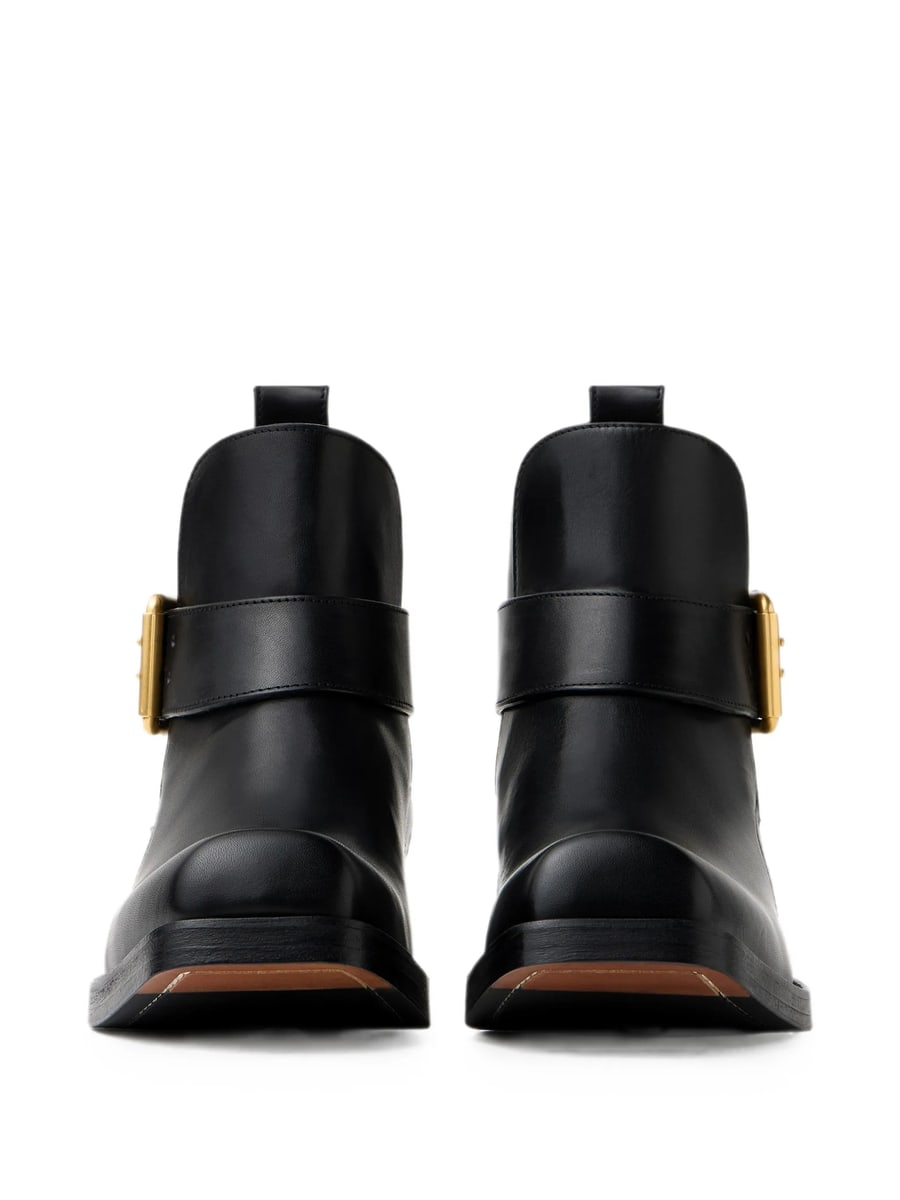 Versace Versace Orlando Leather Boots, view 4