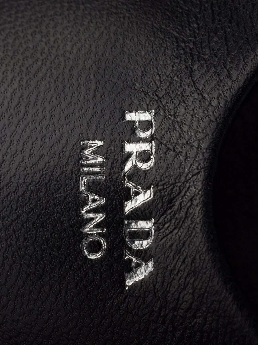 Prada Prada Decollete Leather Pumps, view 4