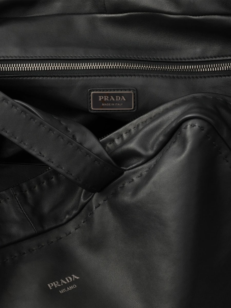 Prada Prada Nappa Leather Work Bag, view 4