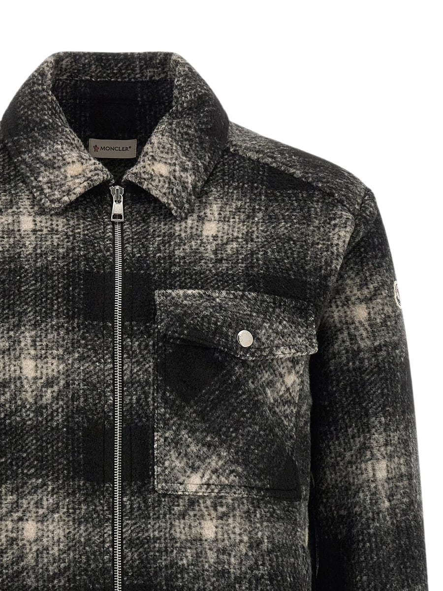 Moncler Moncler Zip Overshirt, view 3