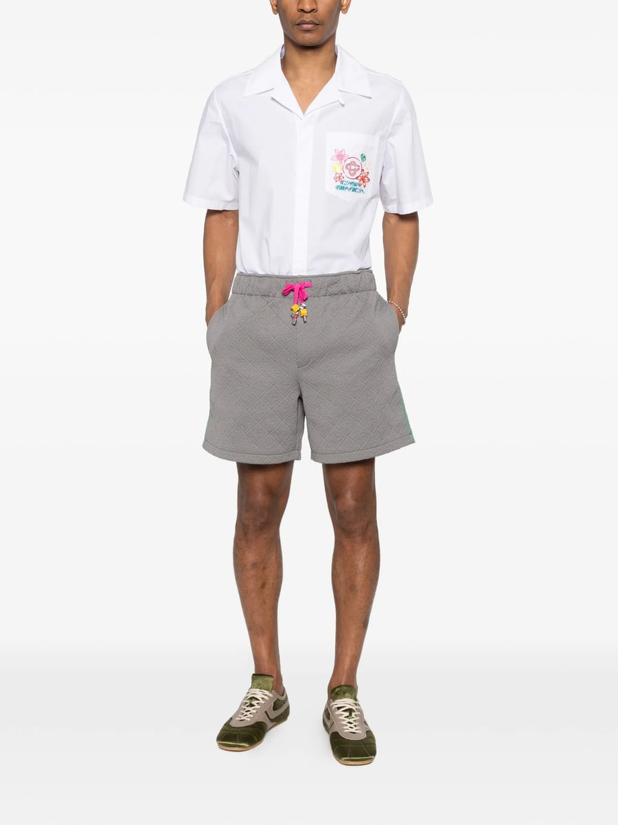 Casablanca Casablanca Logo-pattern Shorts, view 4