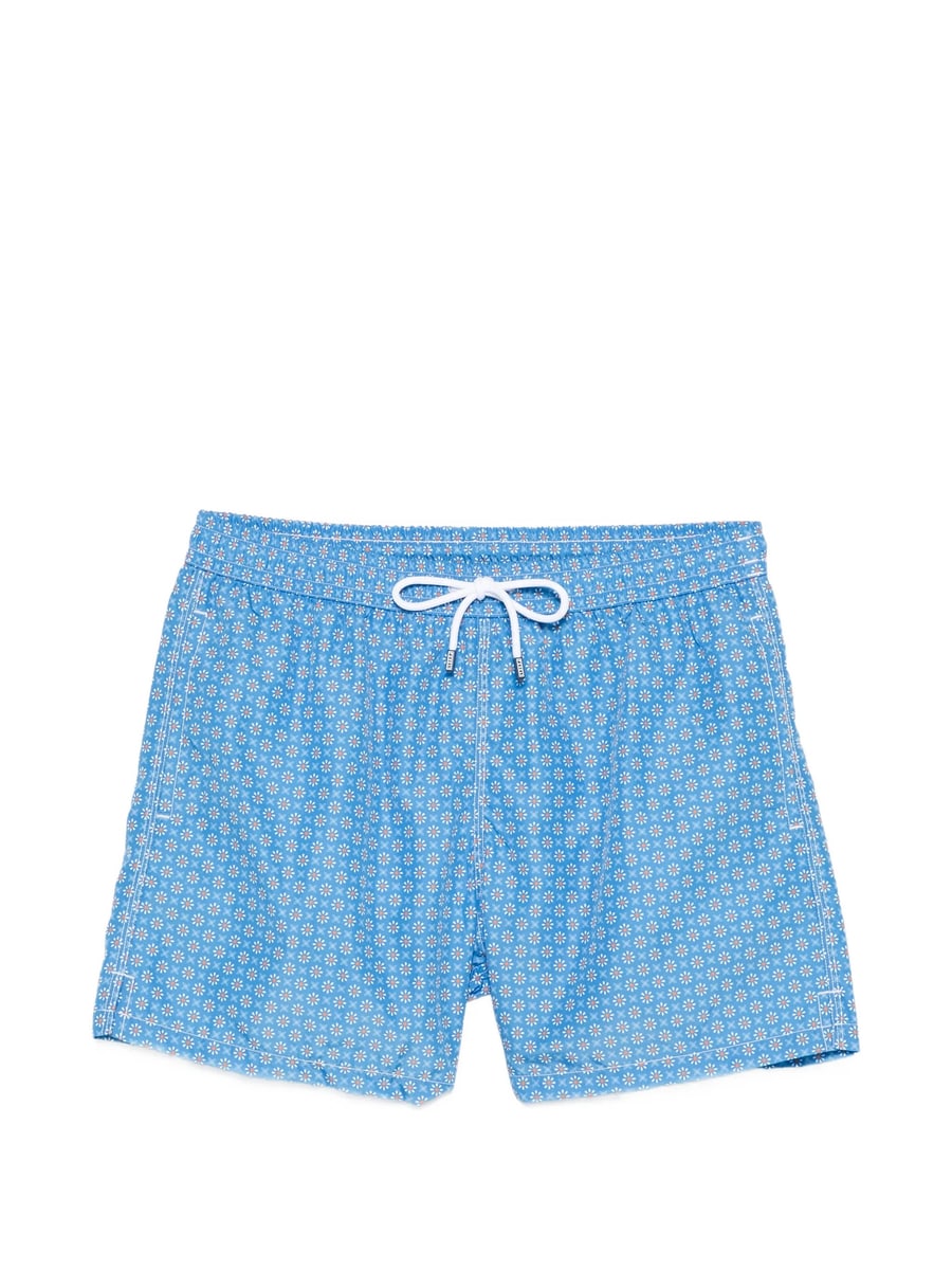 Fedeli Fedeli Drawstring Print Swim Shorts