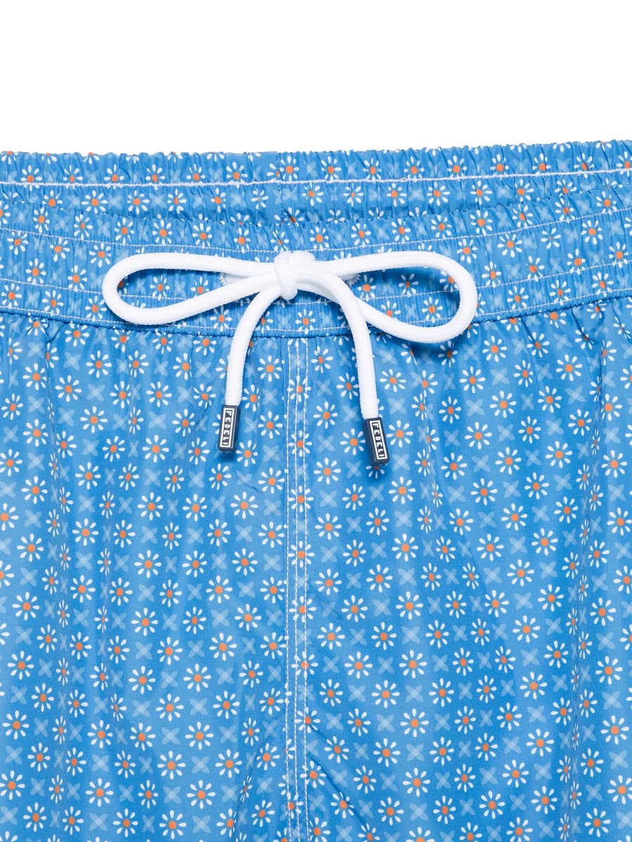 Fedeli Fedeli Drawstring Print Swim Shorts, view 2