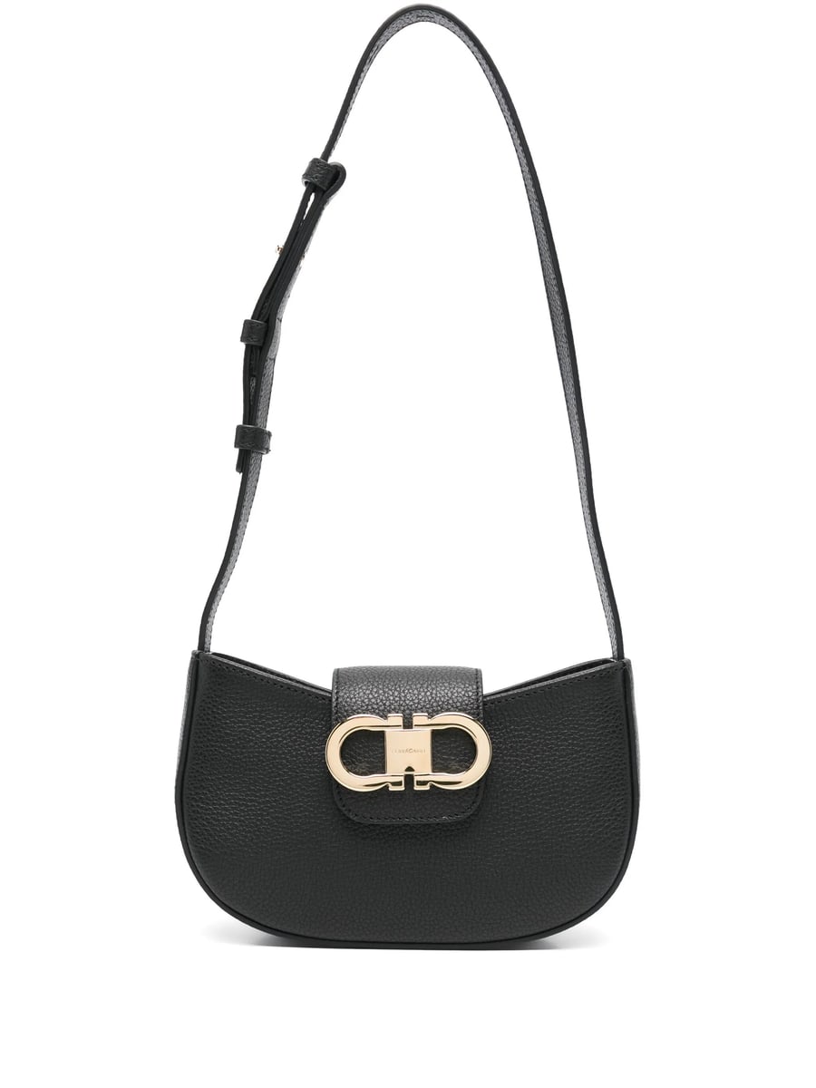 Ferragamo Ferragamo Double Gancini Mini Shoulder Bag