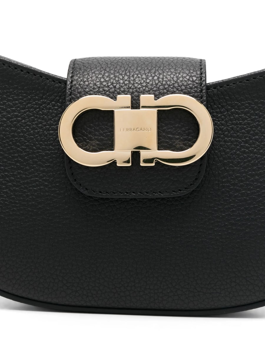 Ferragamo Ferragamo Double Gancini Mini Shoulder Bag, view 5