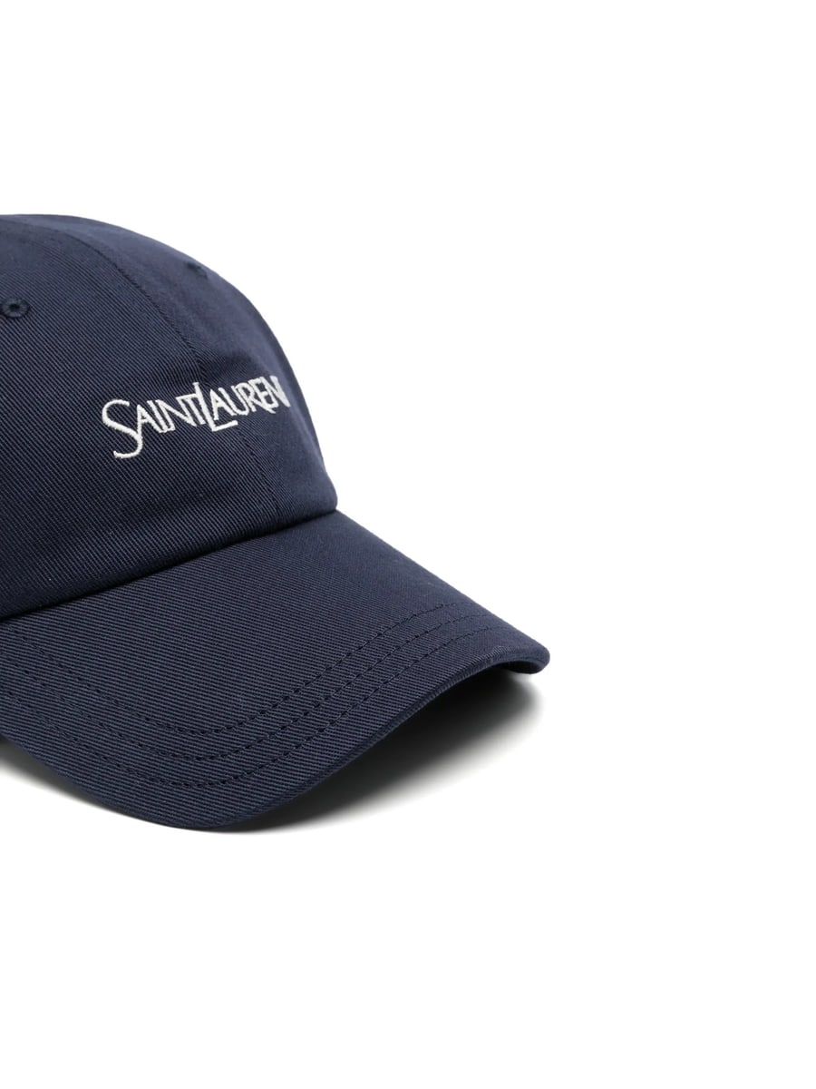 Saint Laurent Saint Laurent Logo Cap, view 3
