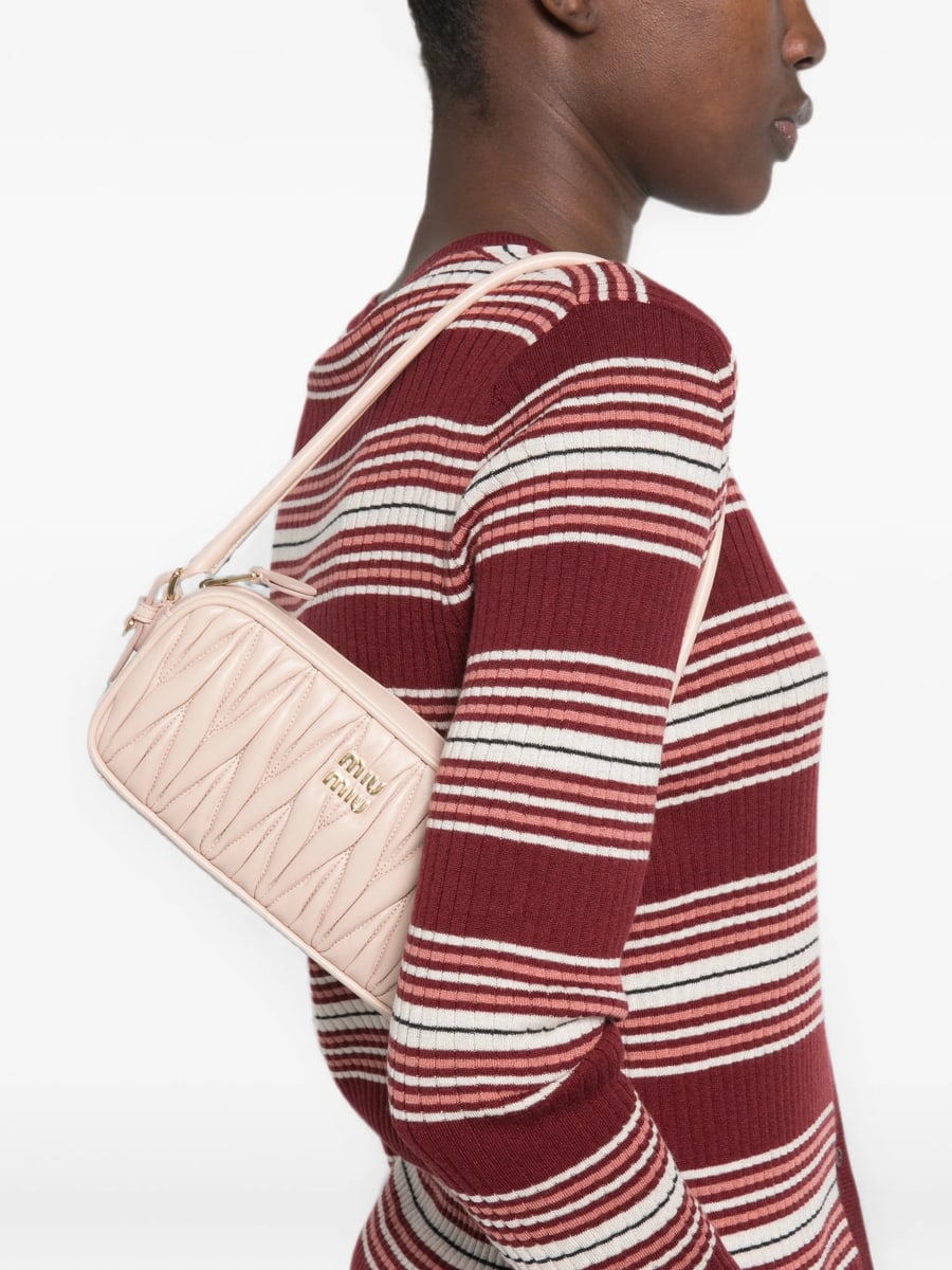 Miu Miu Miu Miu Leather Shoulder Bag, view 2