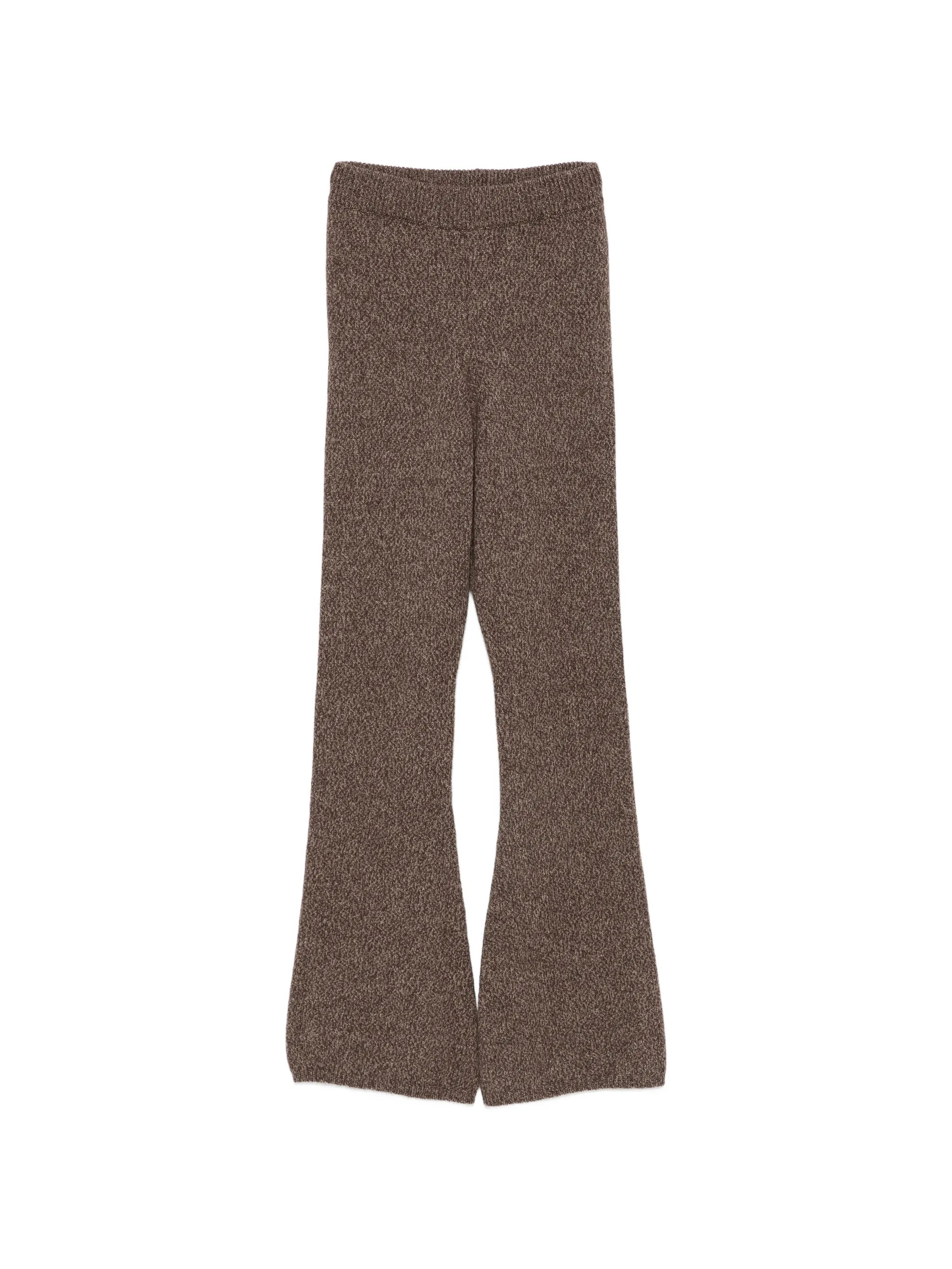 Ely Ely Ely Ely Fine-knit Flared Trousers