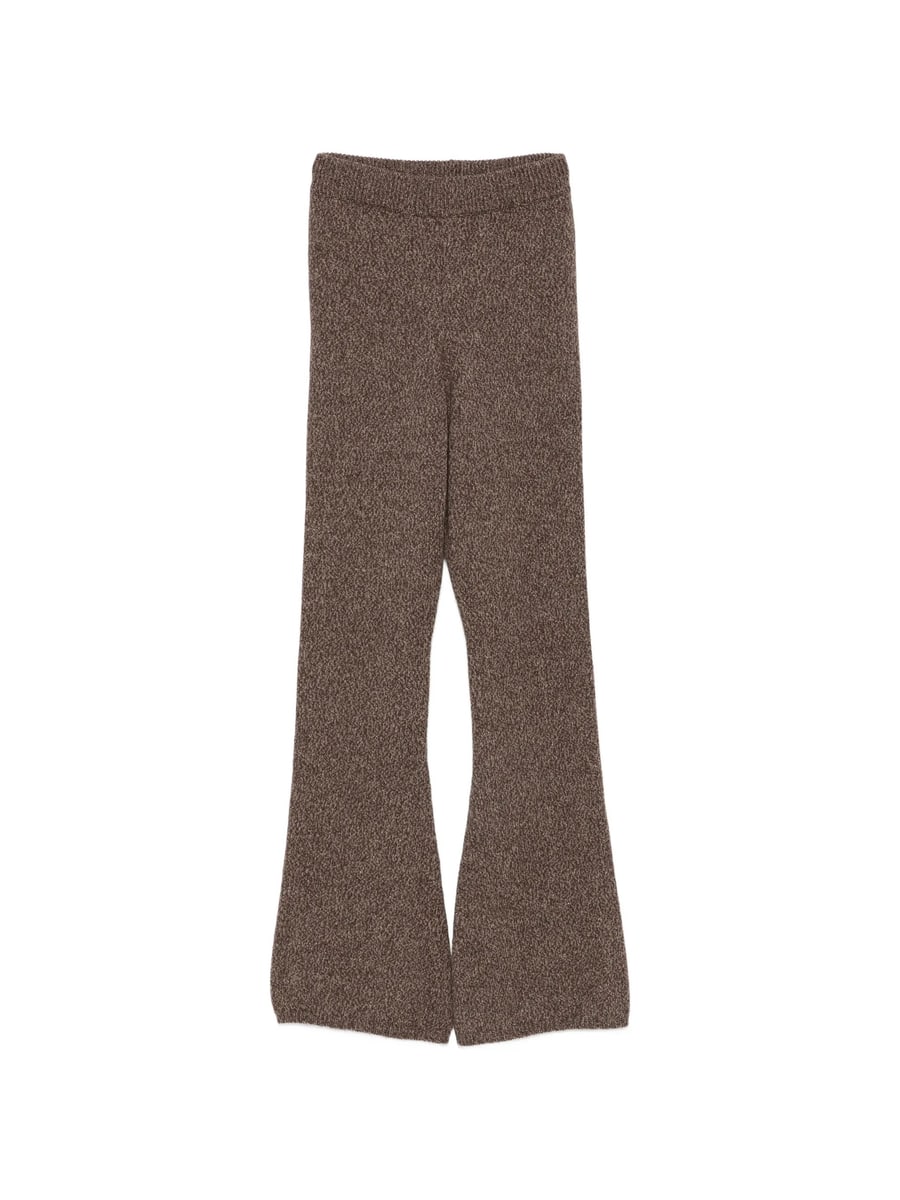 Ely Ely Ely Ely Fine-knit Flared Trousers