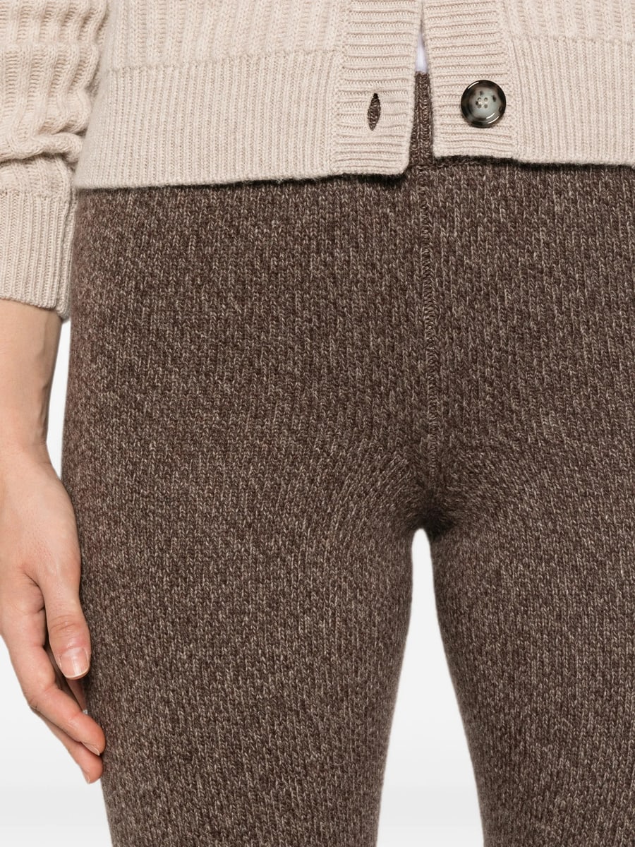 Ely Ely Ely Ely Fine-knit Flared Trousers, view 3