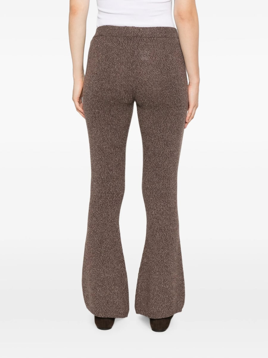 Ely Ely Ely Ely Fine-knit Flared Trousers, view 5