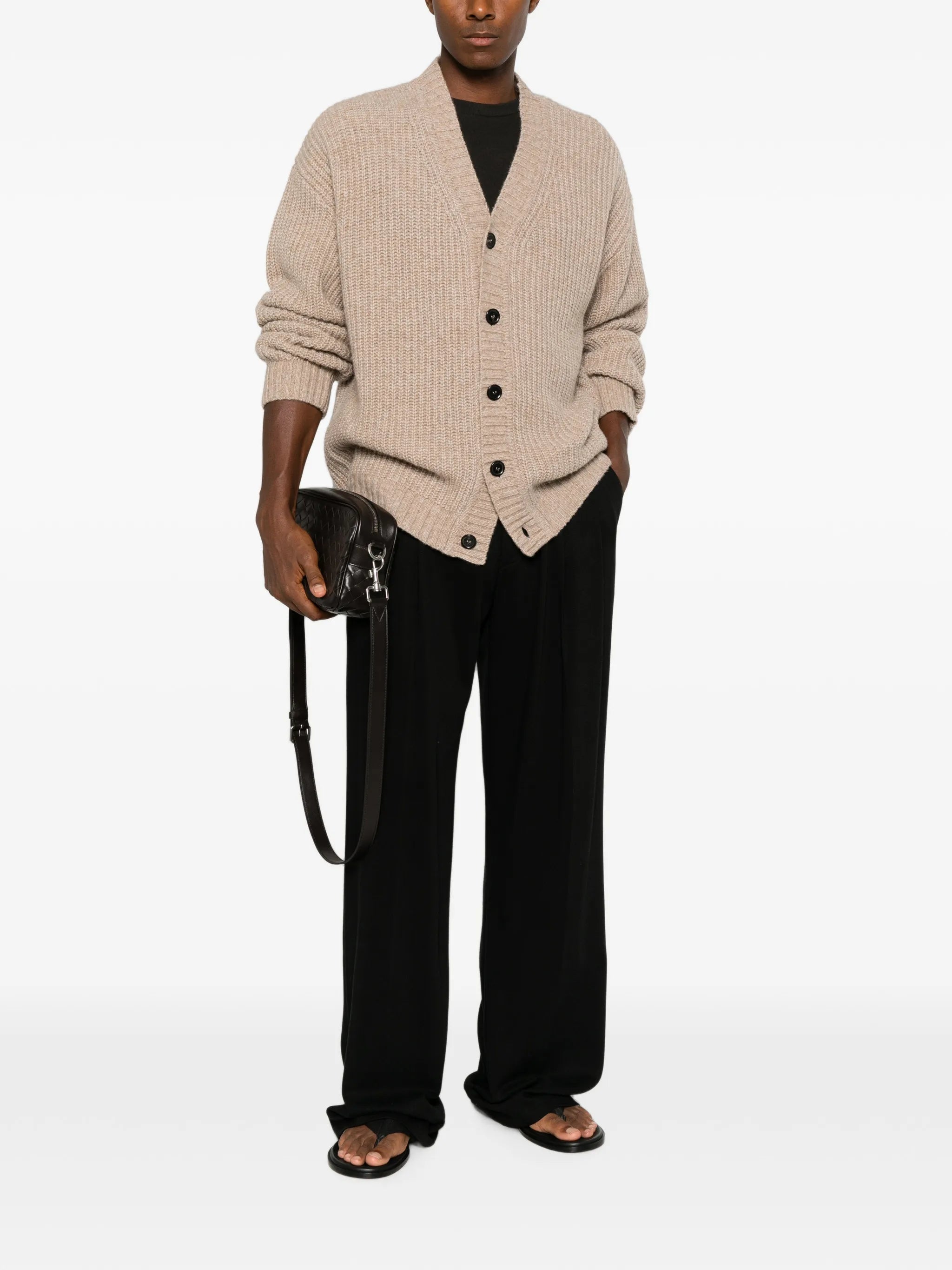 Roberto Collina Roberto Collina V-neck Cardigan, view 2