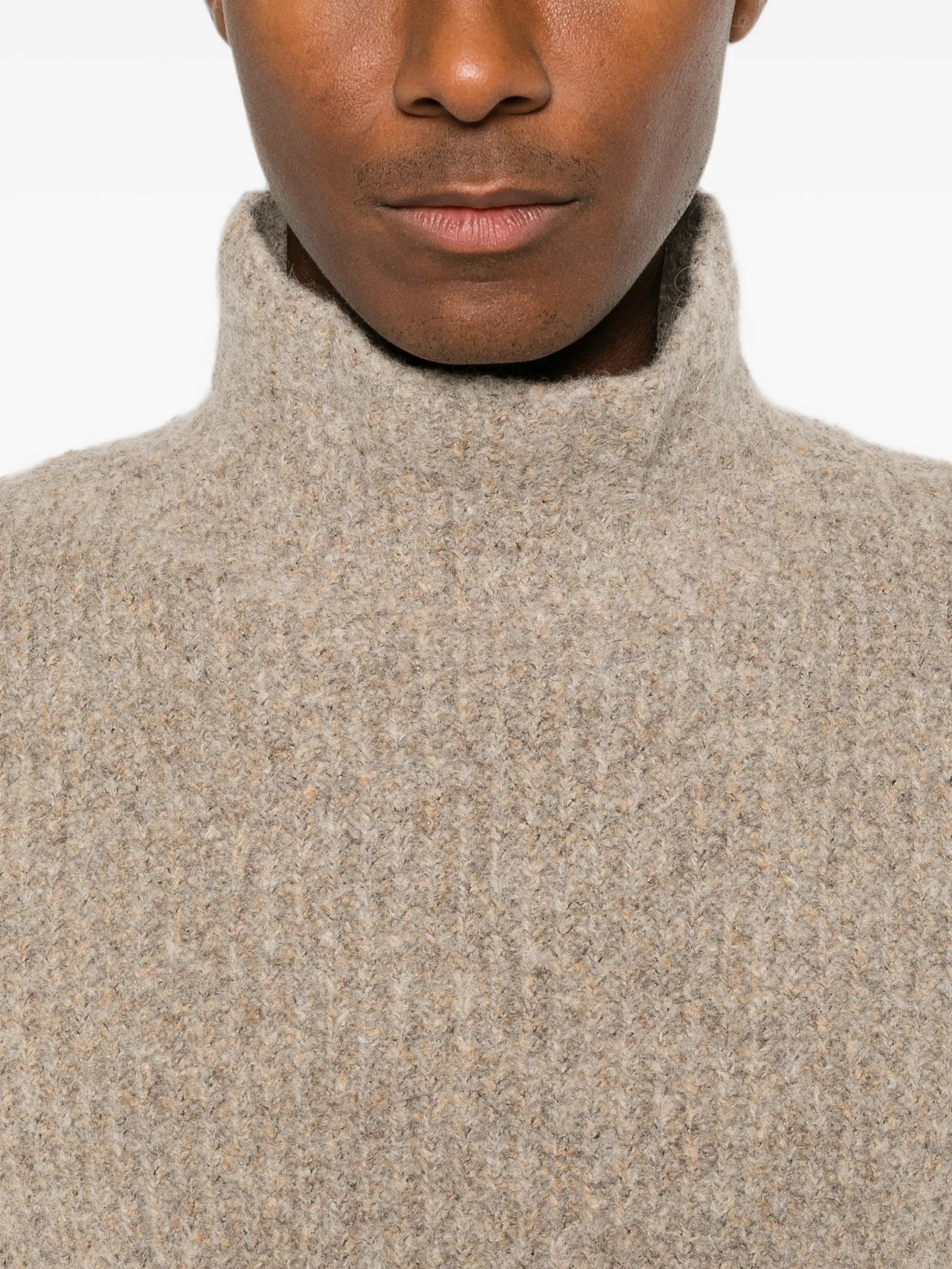 Roberto Collina Roberto Collina Ribbed-knit High-neck Sweater, view 2