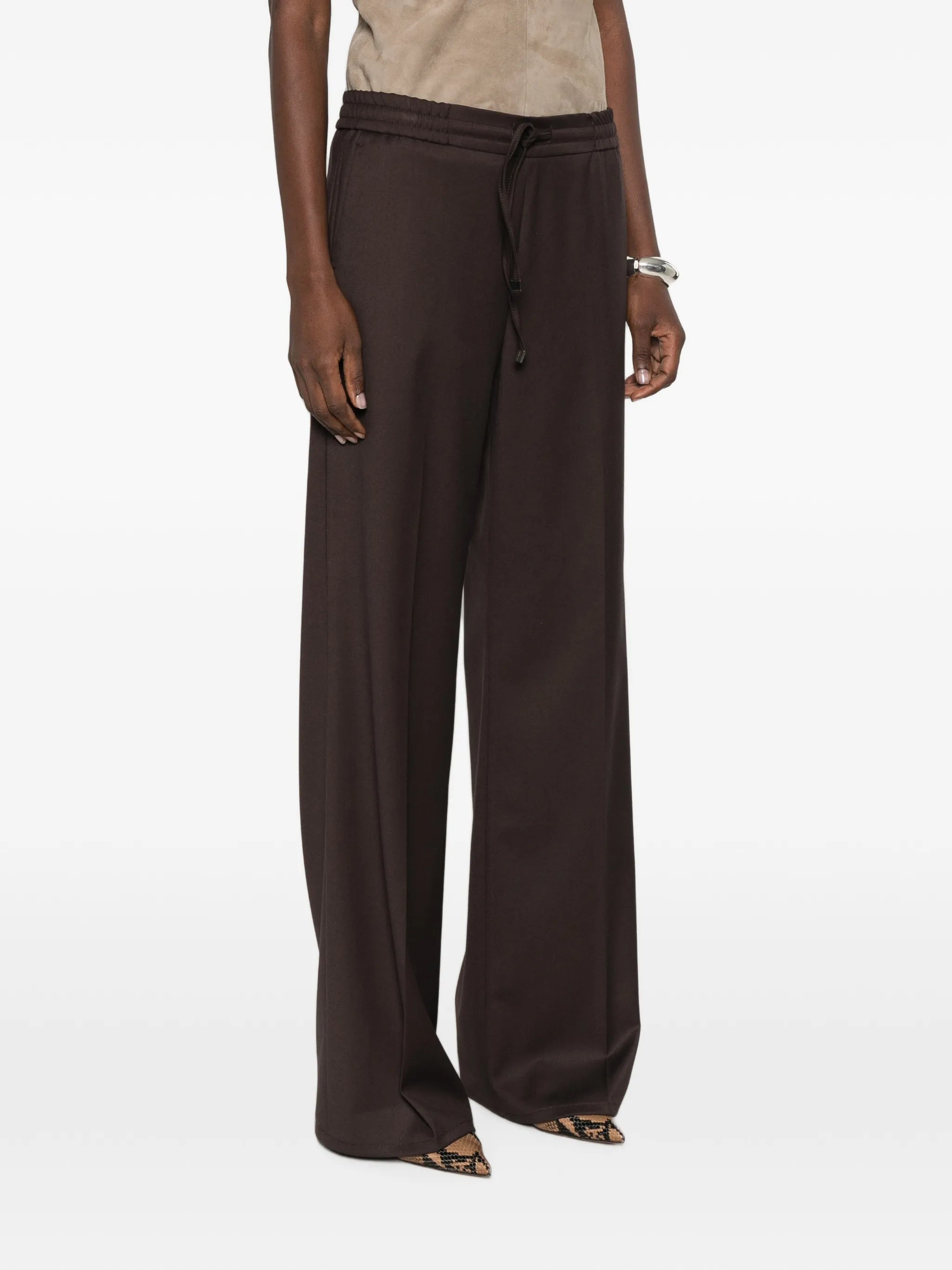 Berwich Berwich Patrizia Drawstring-fastening Trousers, view 2