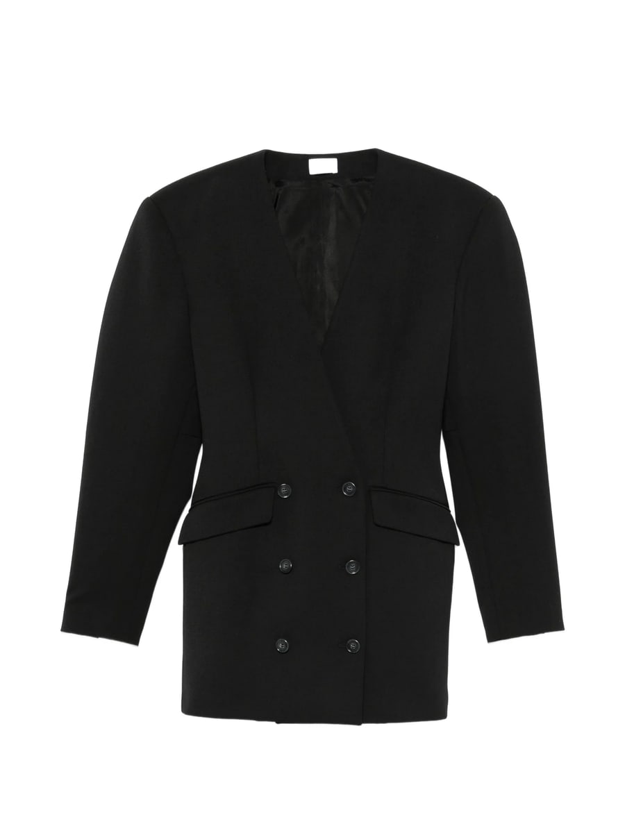 The Andamane The Andamane Double-breasted Collarless Jacket