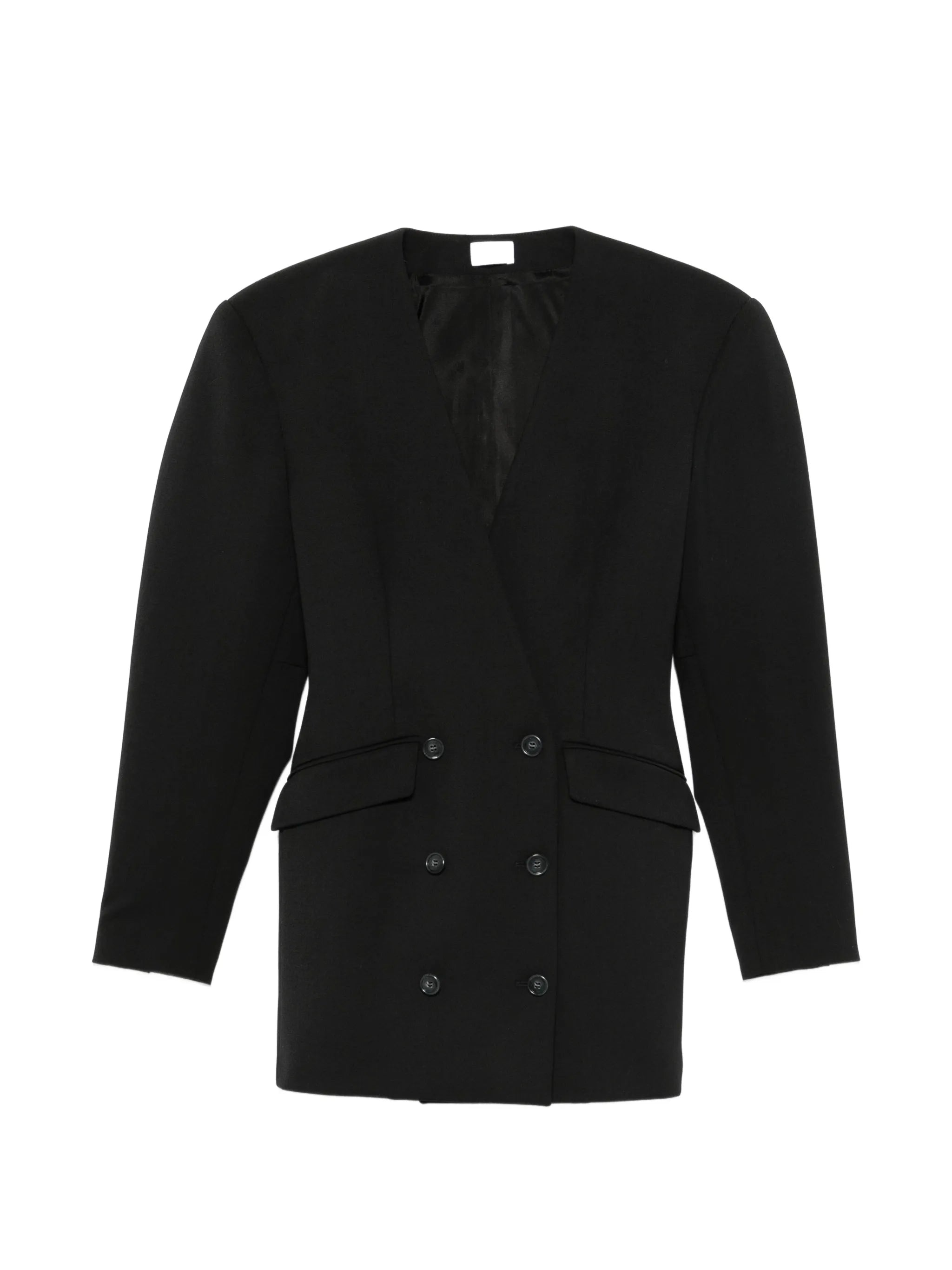 The Andamane The Andamane Double-breasted Collarless Jacket