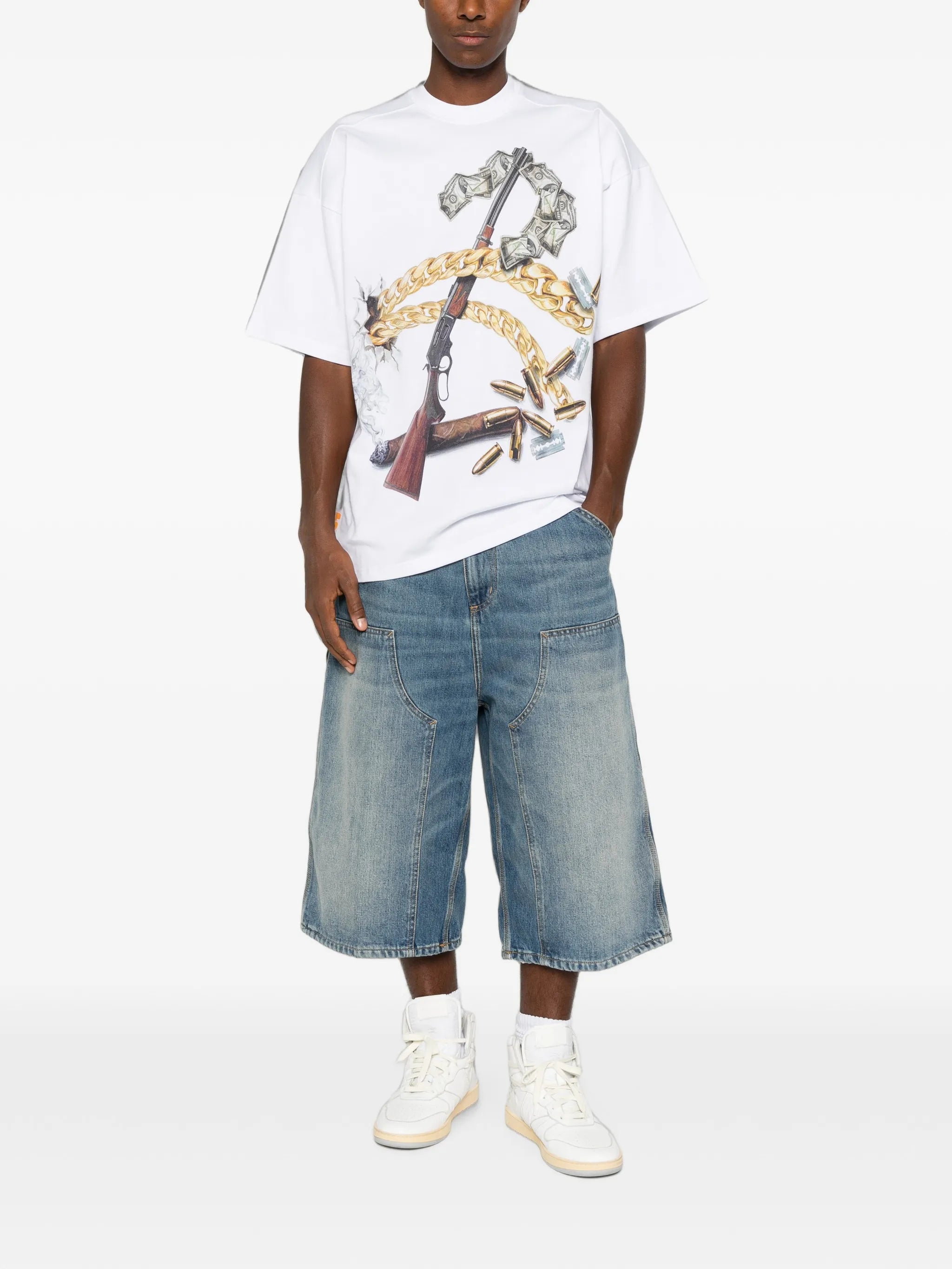 Pdf Pdf Graphic-print T-shirt, view 2