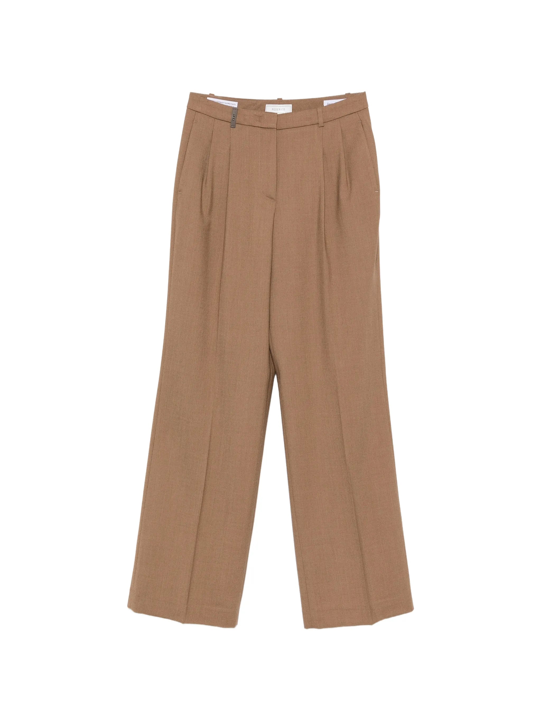 Peserico Peserico Pleated Straight-leg Trousers