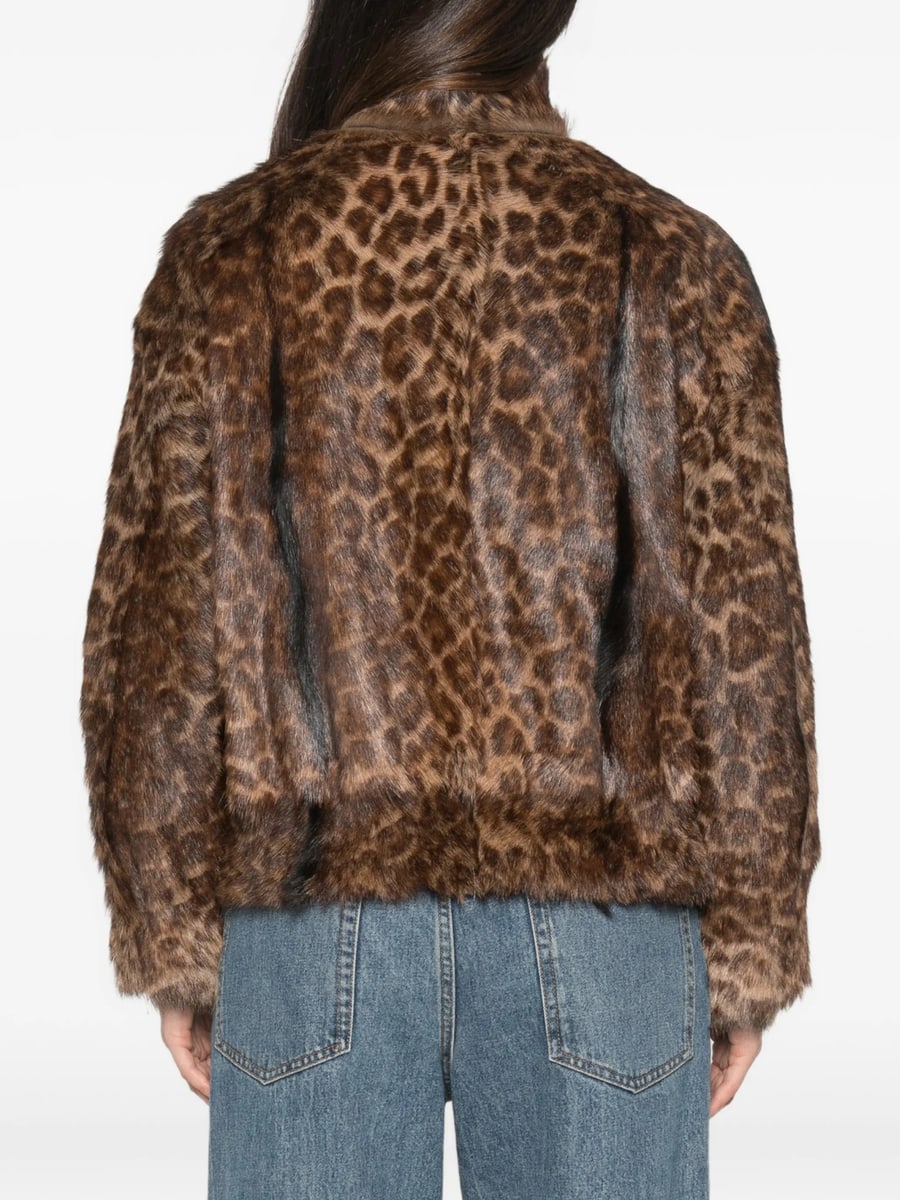Santoro Santoro Leopard-print Long-sleeve Jacket, view 2