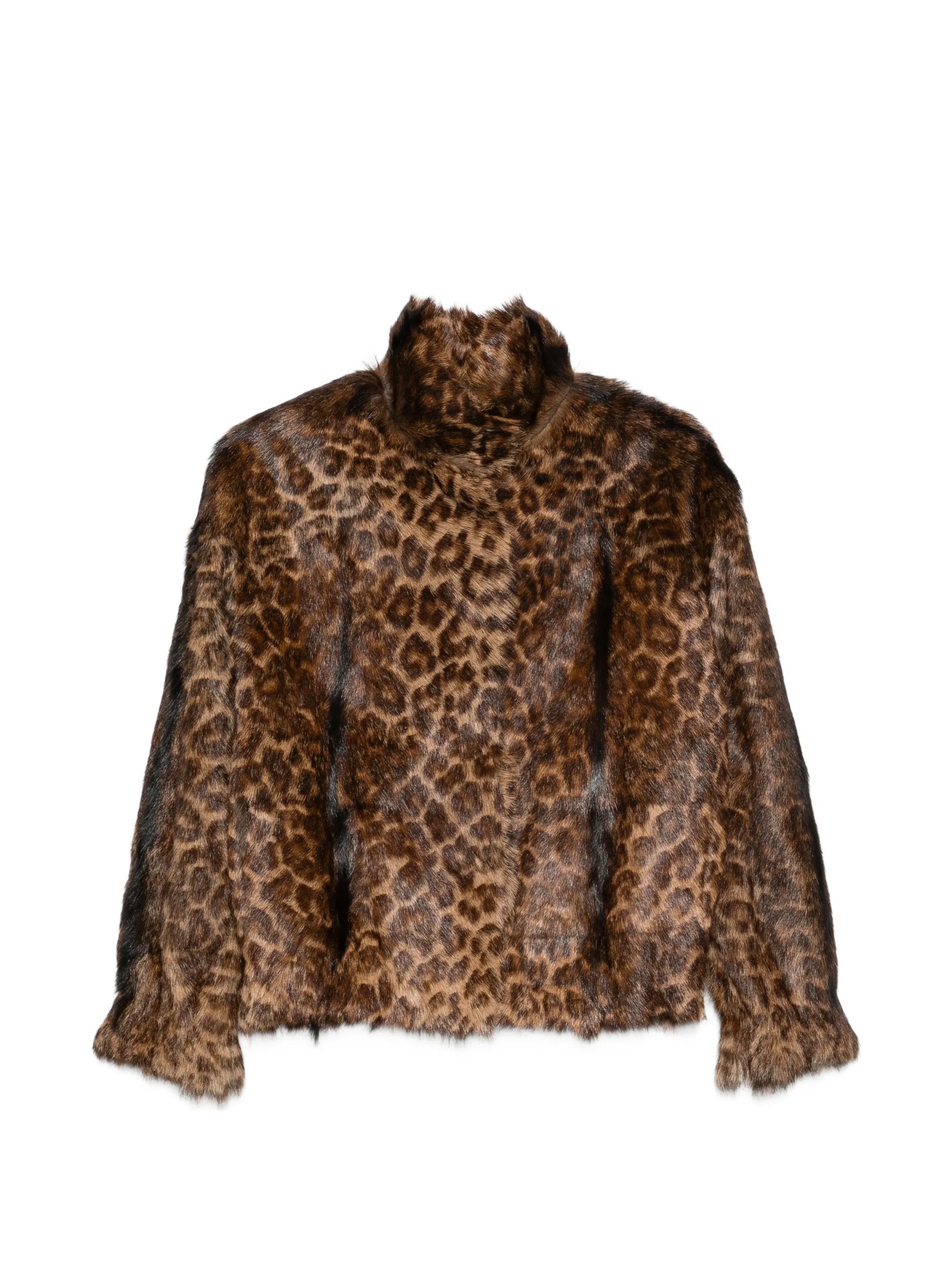 Santoro Santoro Leopard-print Long-sleeve Jacket