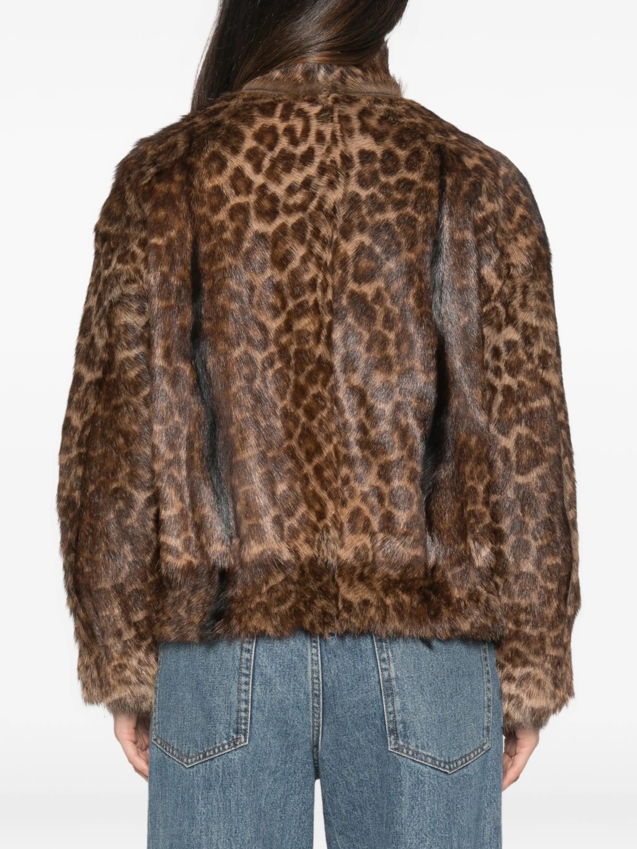 Santoro Santoro Leopard-print Long-sleeve Jacket, view 2