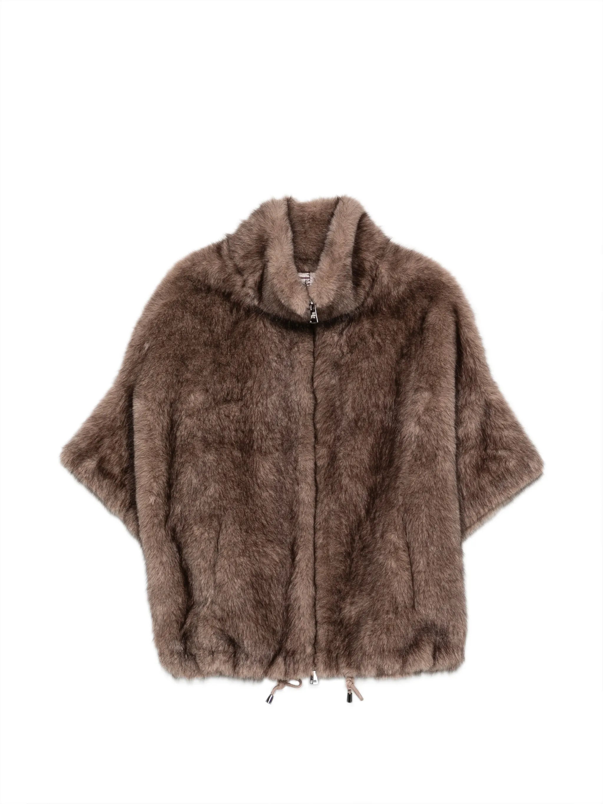 Valentini 1972 Valentini 1972 Faux-fur Funnel-neck Coat