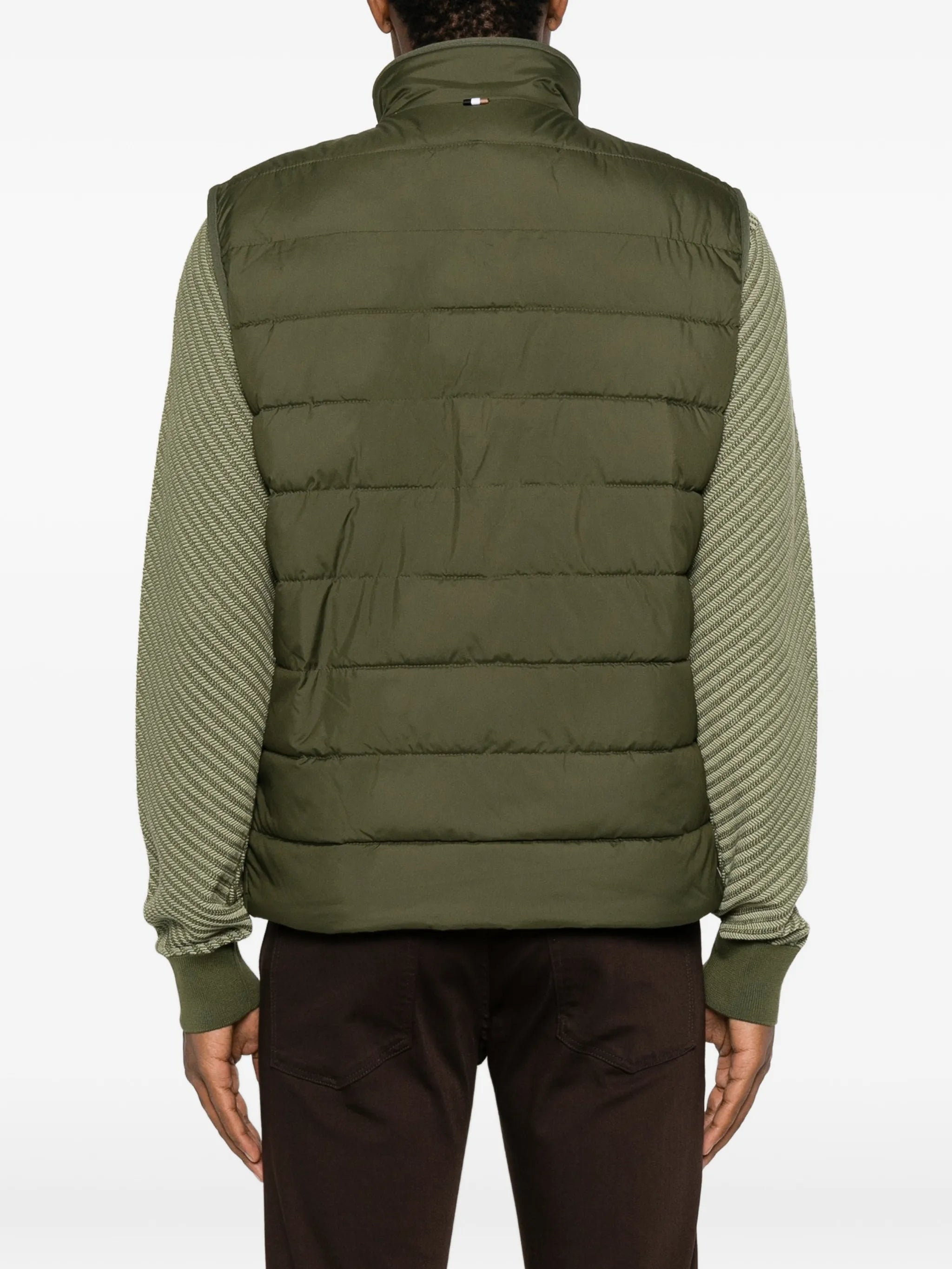 Boss Boss Quilted Logo-print Gilet, view 2