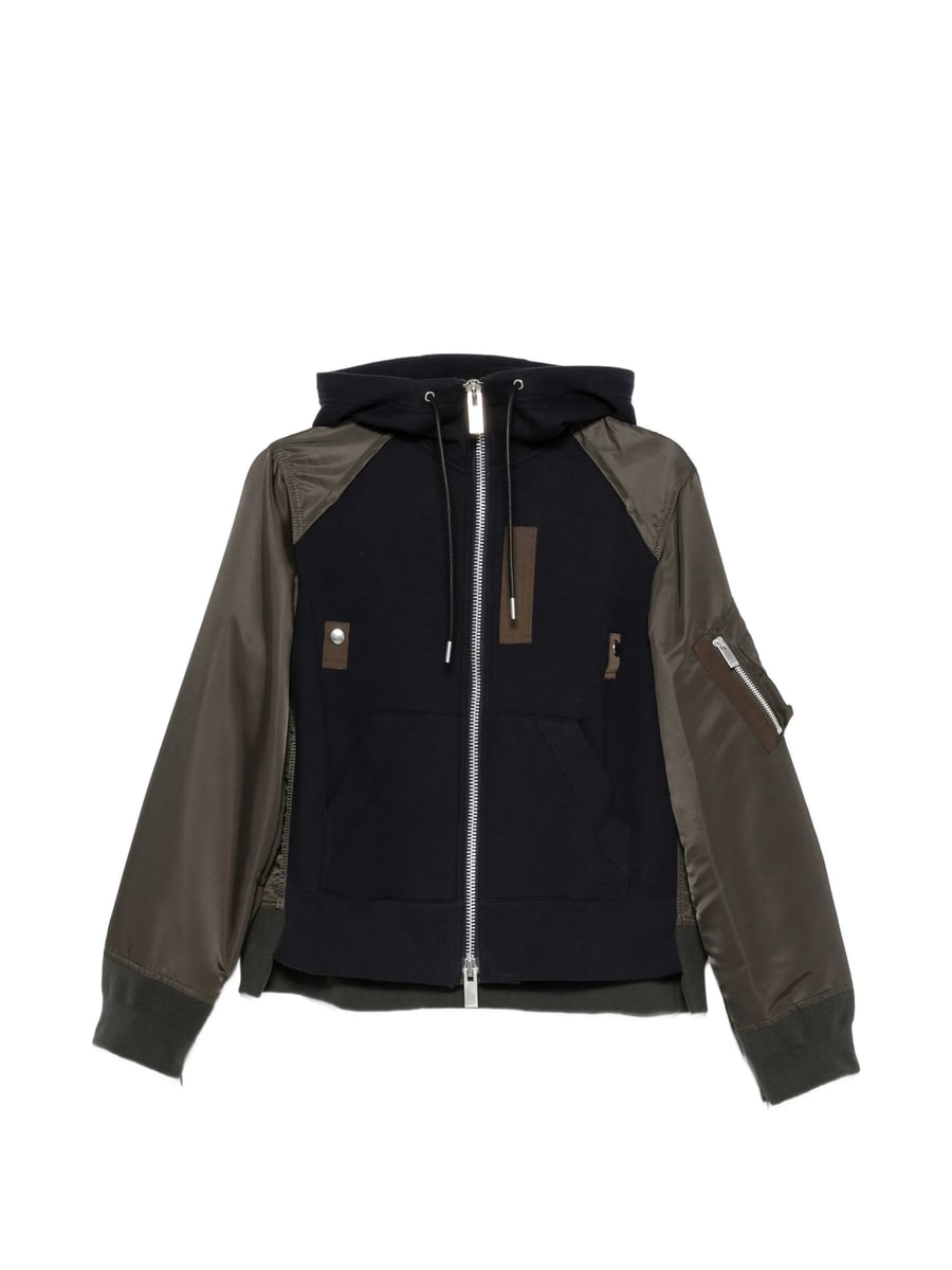 Sacai Sacai Panelled Hooded Jacket