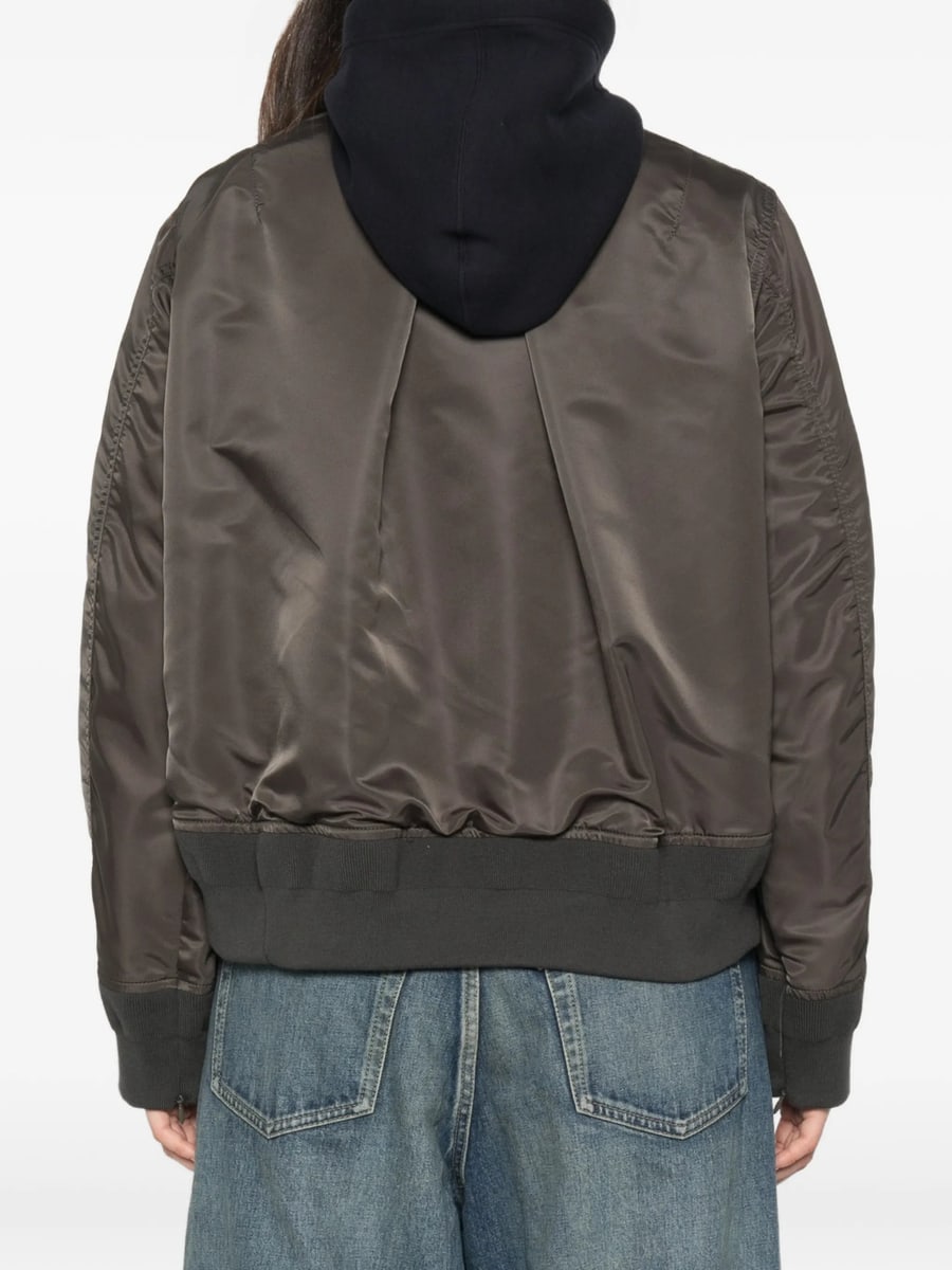 Sacai Sacai Panelled Hooded Jacket, view 3