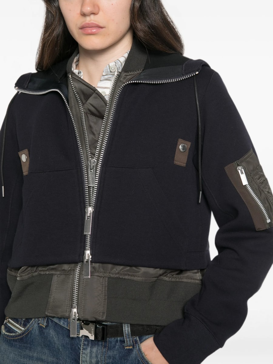 Sacai Sacai Panelled Layered-effect Jacket, view 2