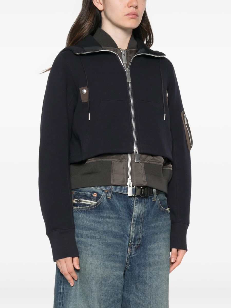 Sacai Sacai Panelled Layered-effect Jacket, view 3