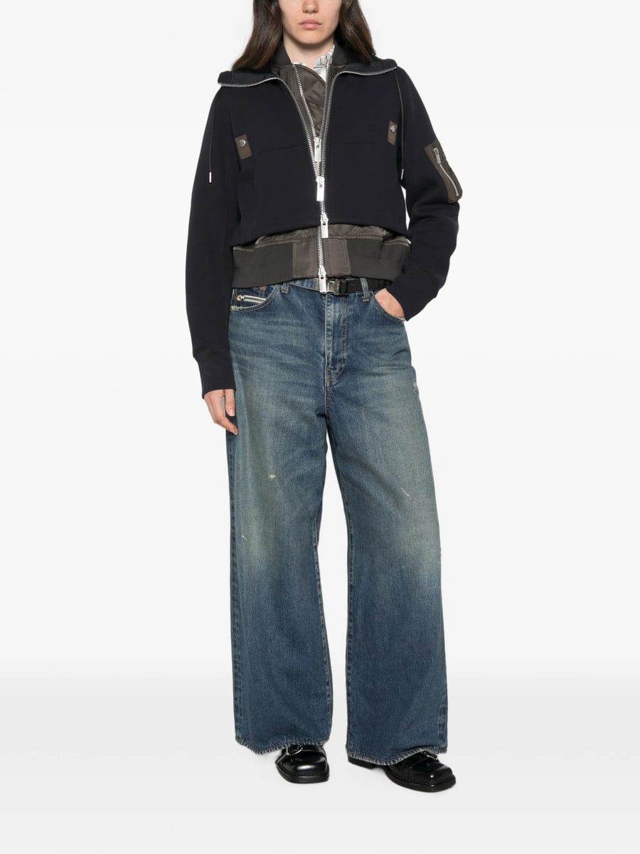 Sacai Sacai Panelled Layered-effect Jacket, view 5